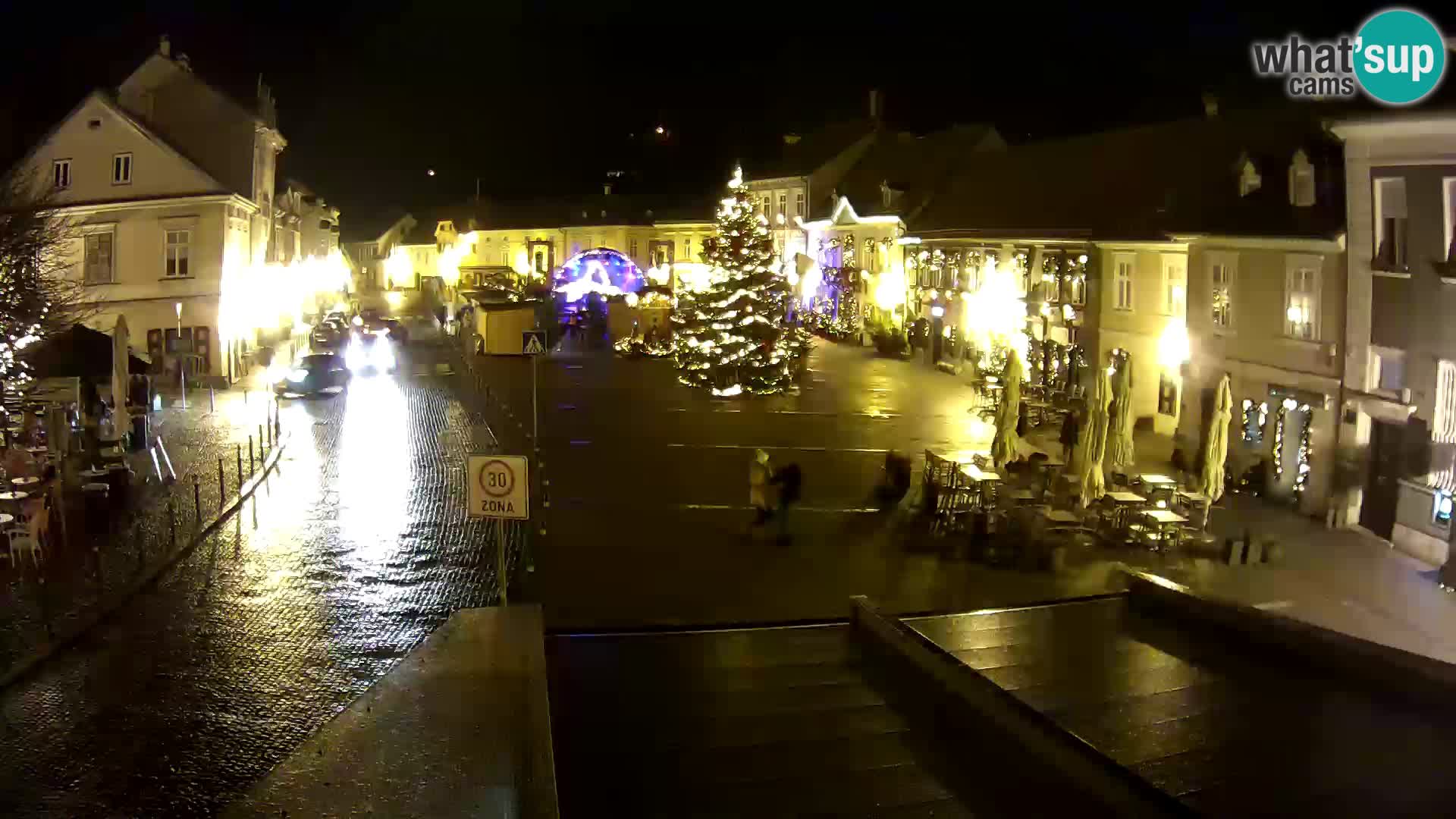 Samobor – Place centrale dédié au roi Tomislav