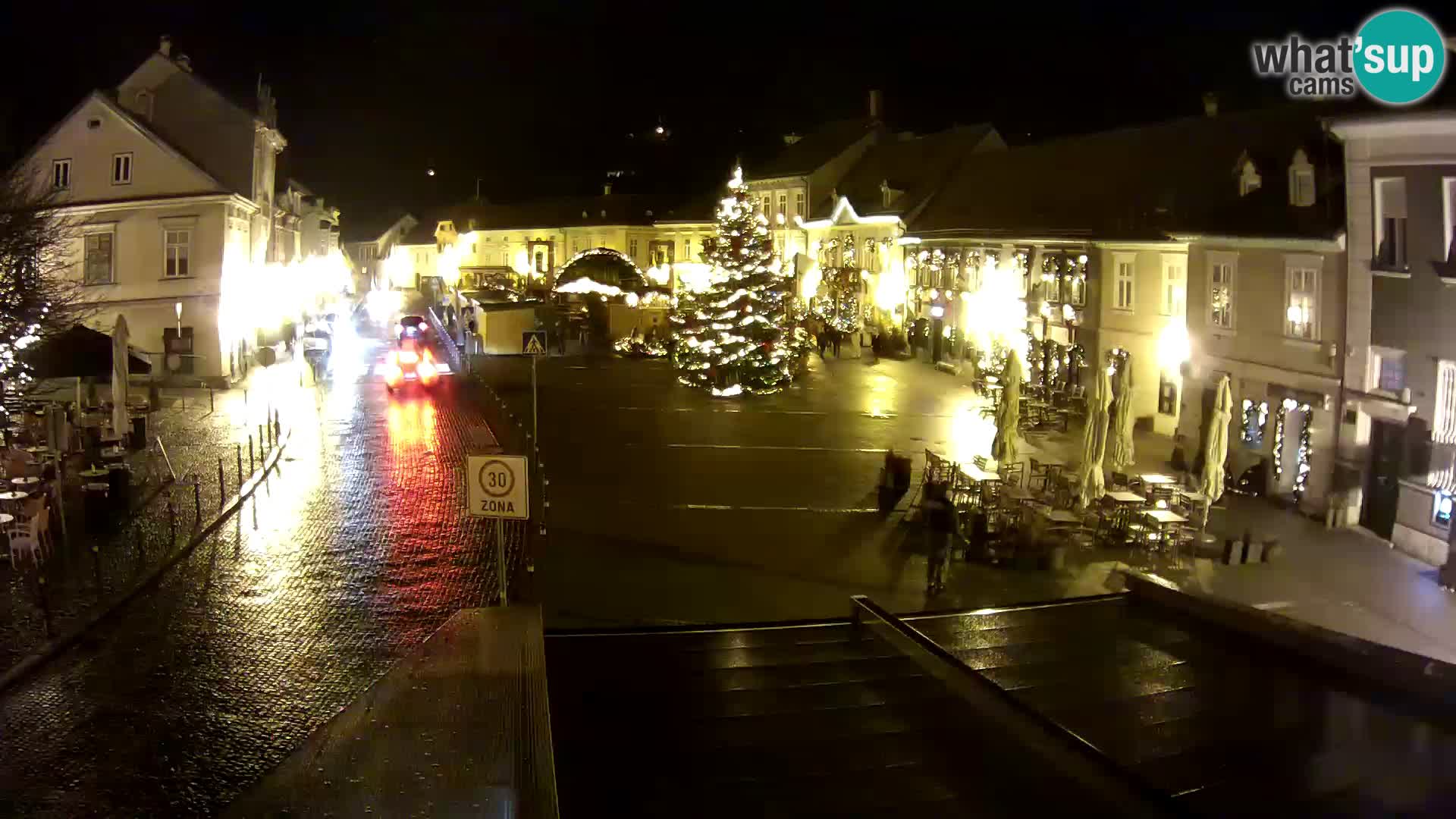 Samobor – Place centrale dédié au roi Tomislav