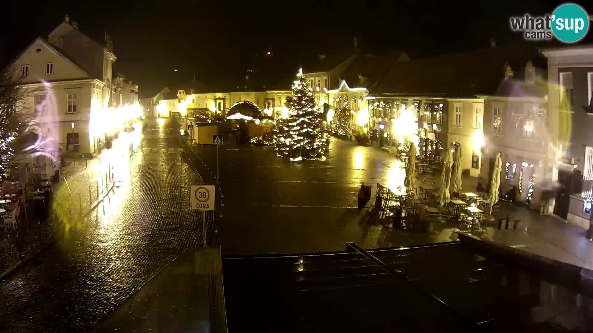 Samobor – Place centrale dédié au roi Tomislav