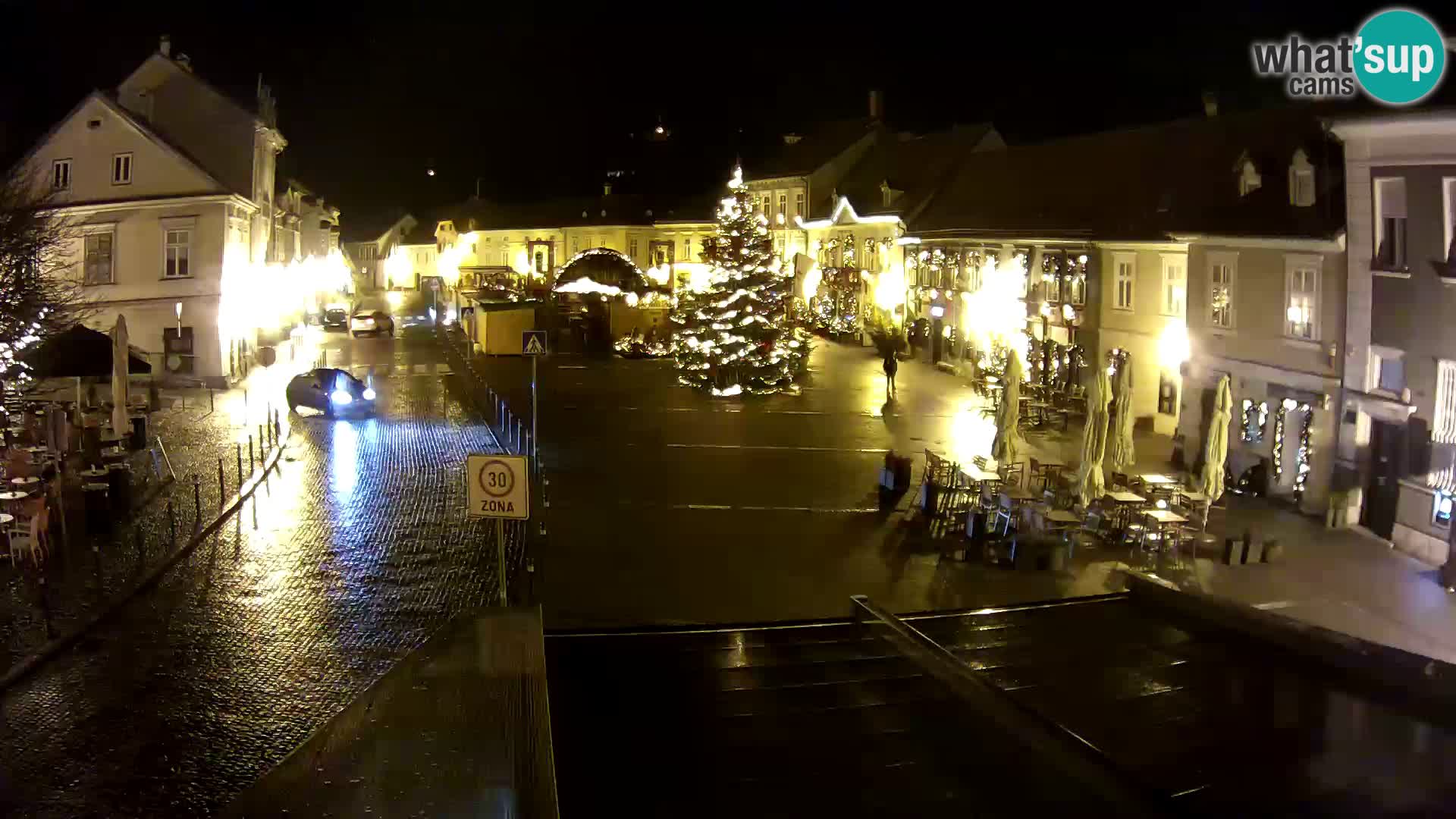 Samobor – Place centrale dédié au roi Tomislav