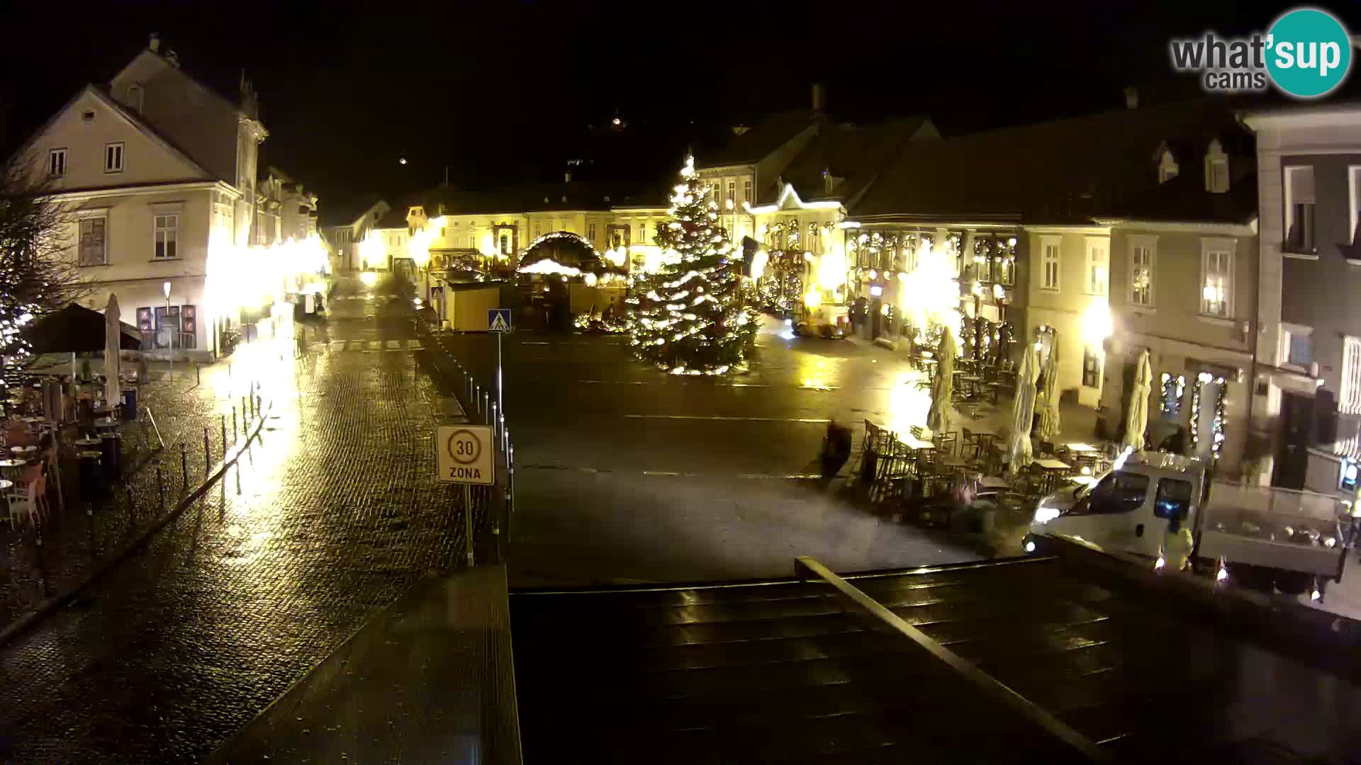 Samobor – Place centrale dédié au roi Tomislav