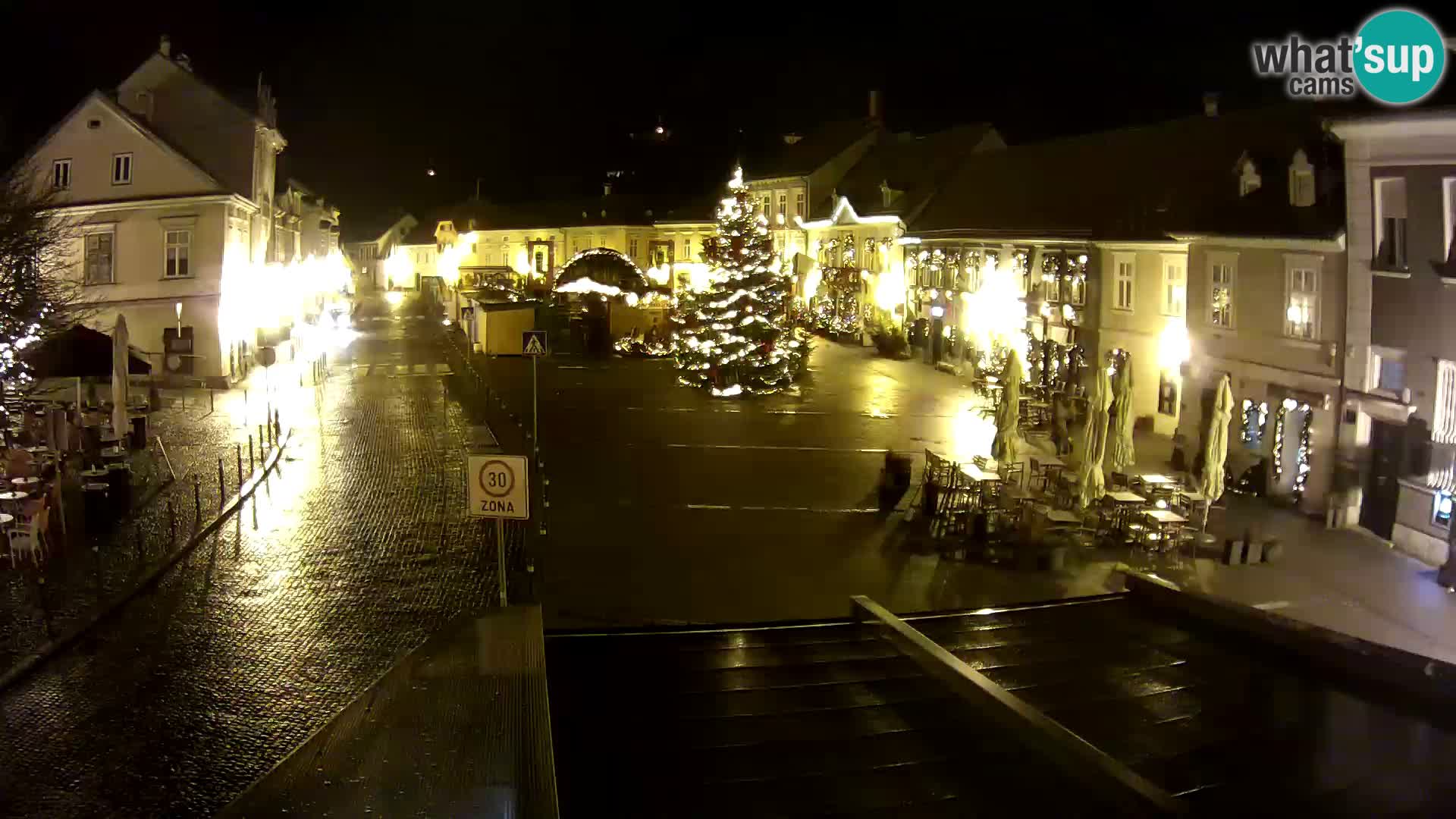 Samobor – Place centrale dédié au roi Tomislav