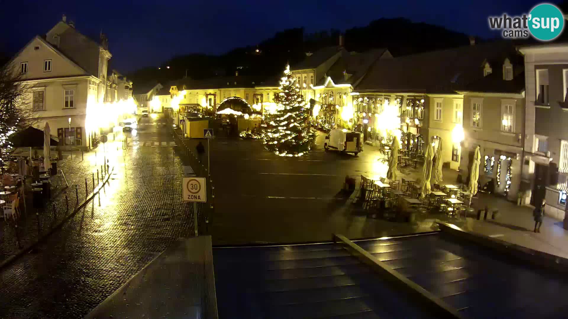 Samobor – Place centrale dédié au roi Tomislav