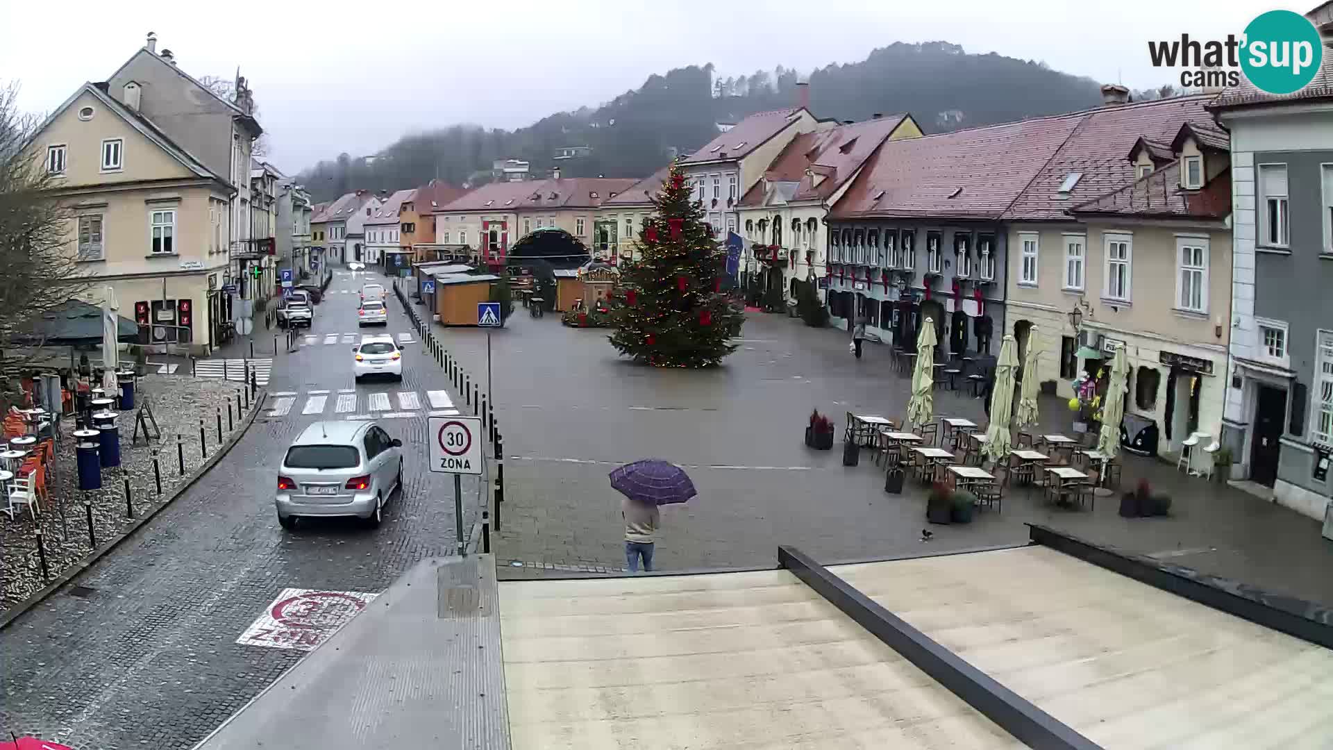 Samobor – Place centrale dédié au roi Tomislav