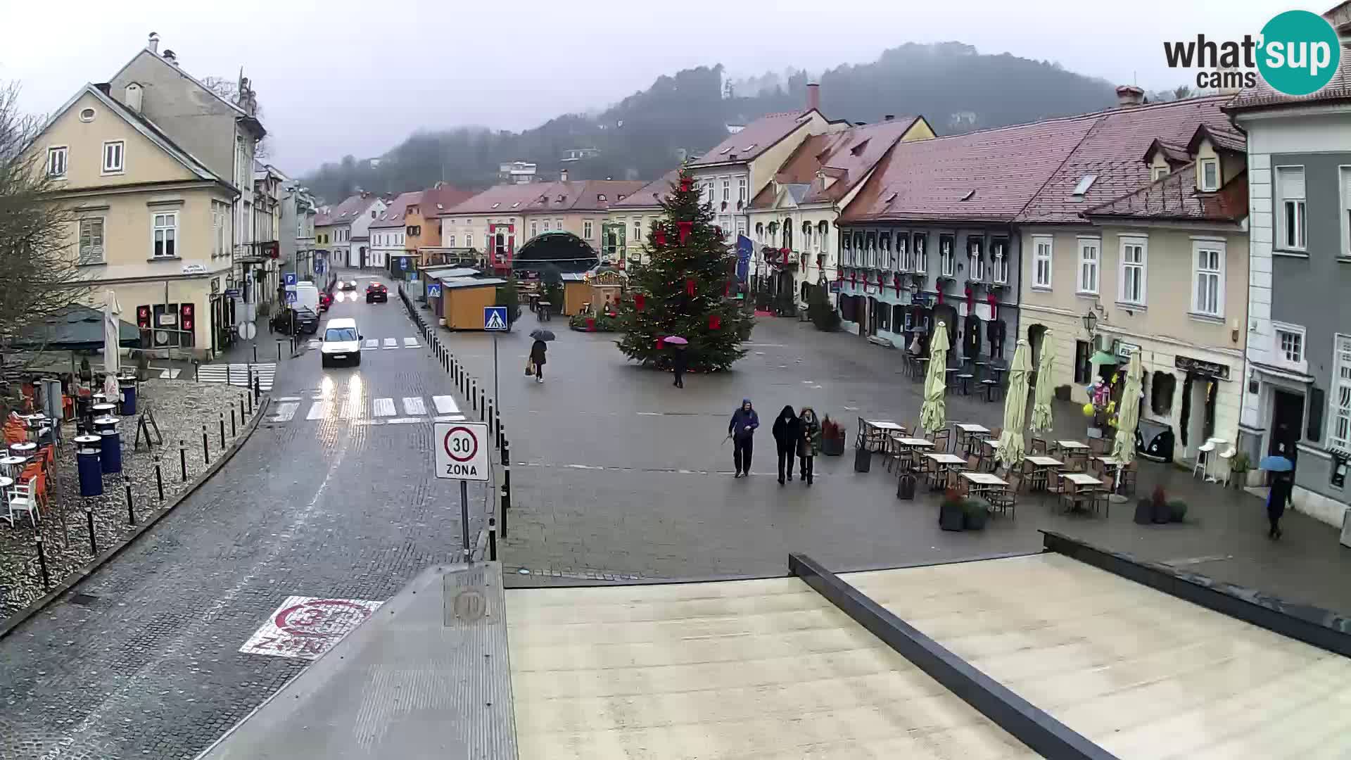 Samobor – Place centrale dédié au roi Tomislav