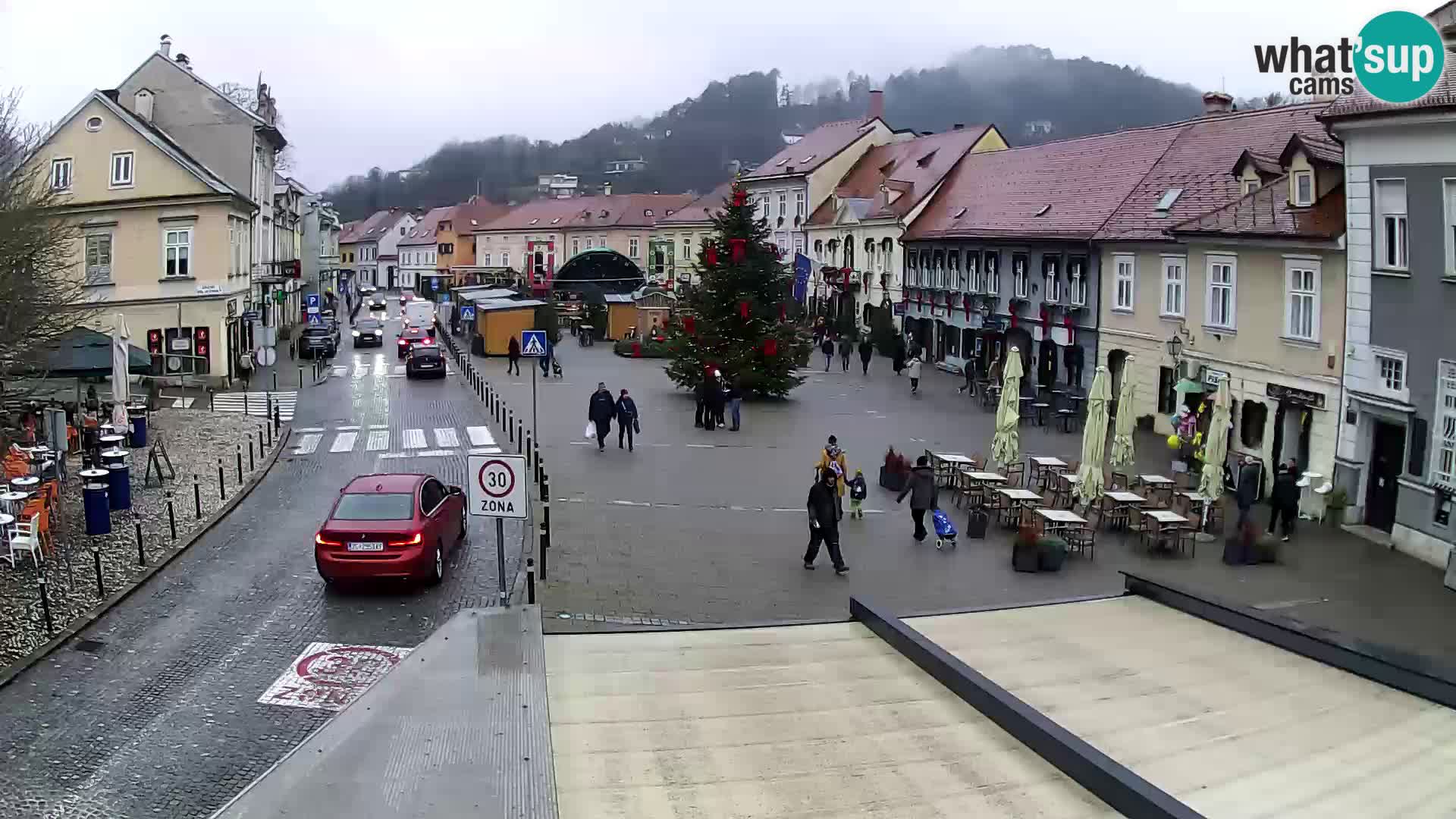 Samobor – Place centrale dédié au roi Tomislav