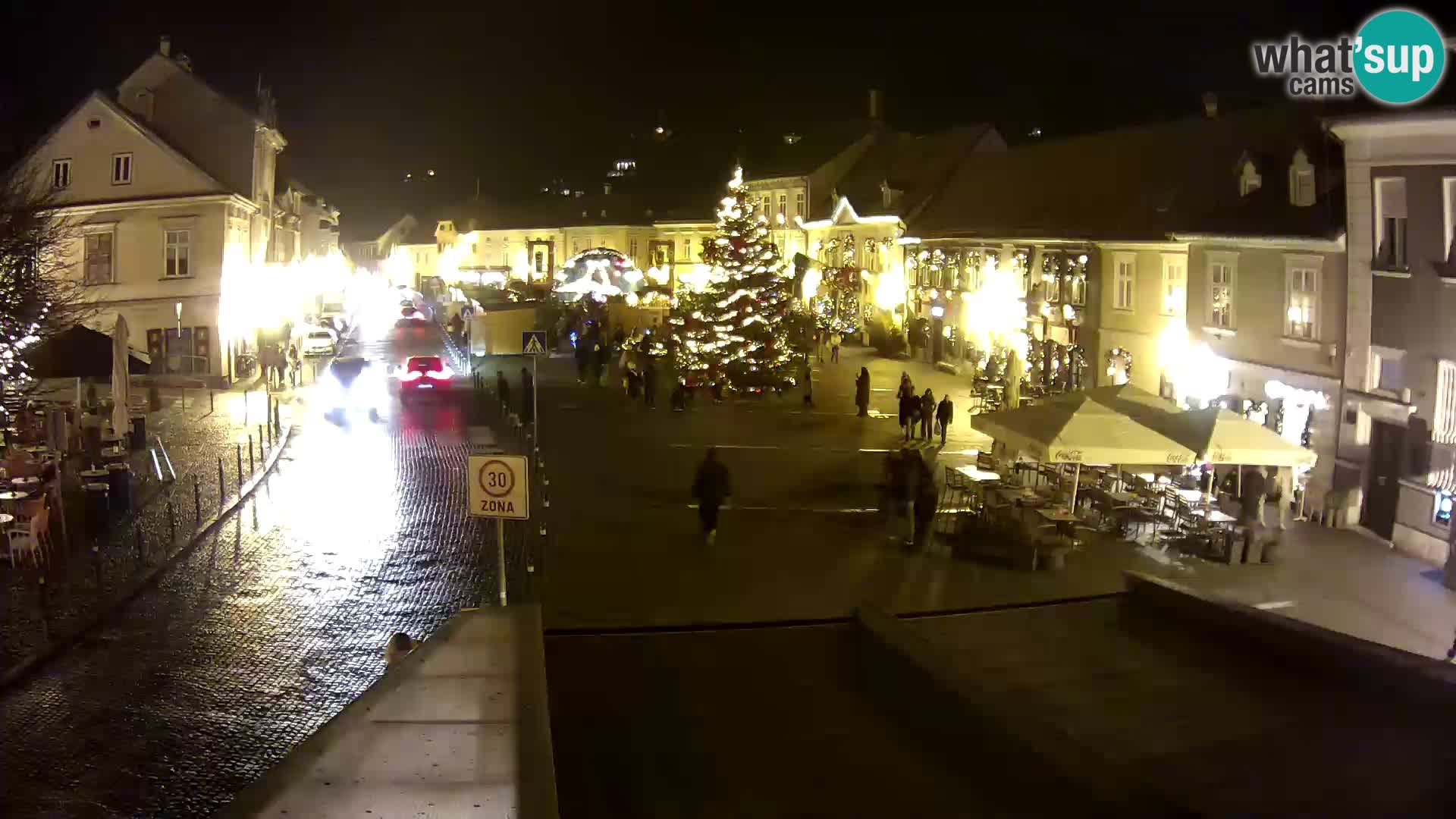 Samobor – Place centrale dédié au roi Tomislav