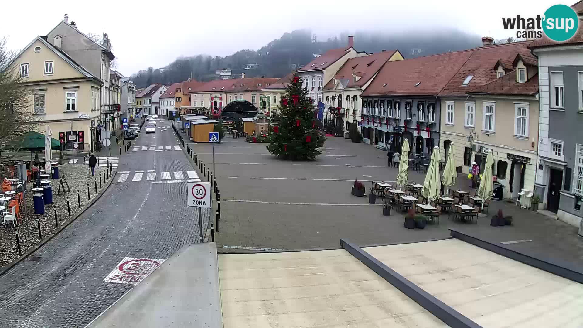 Samobor – Place centrale dédié au roi Tomislav