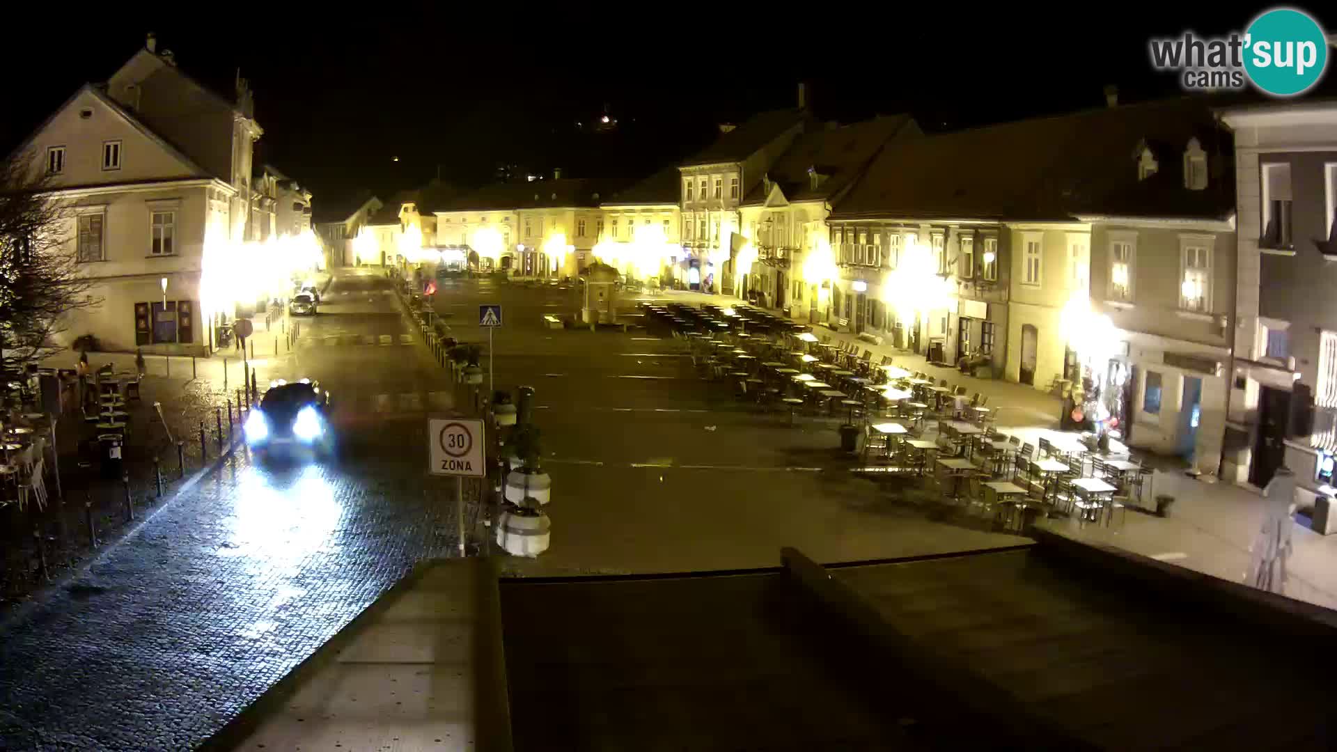 Samobor – Place centrale dédié au roi Tomislav