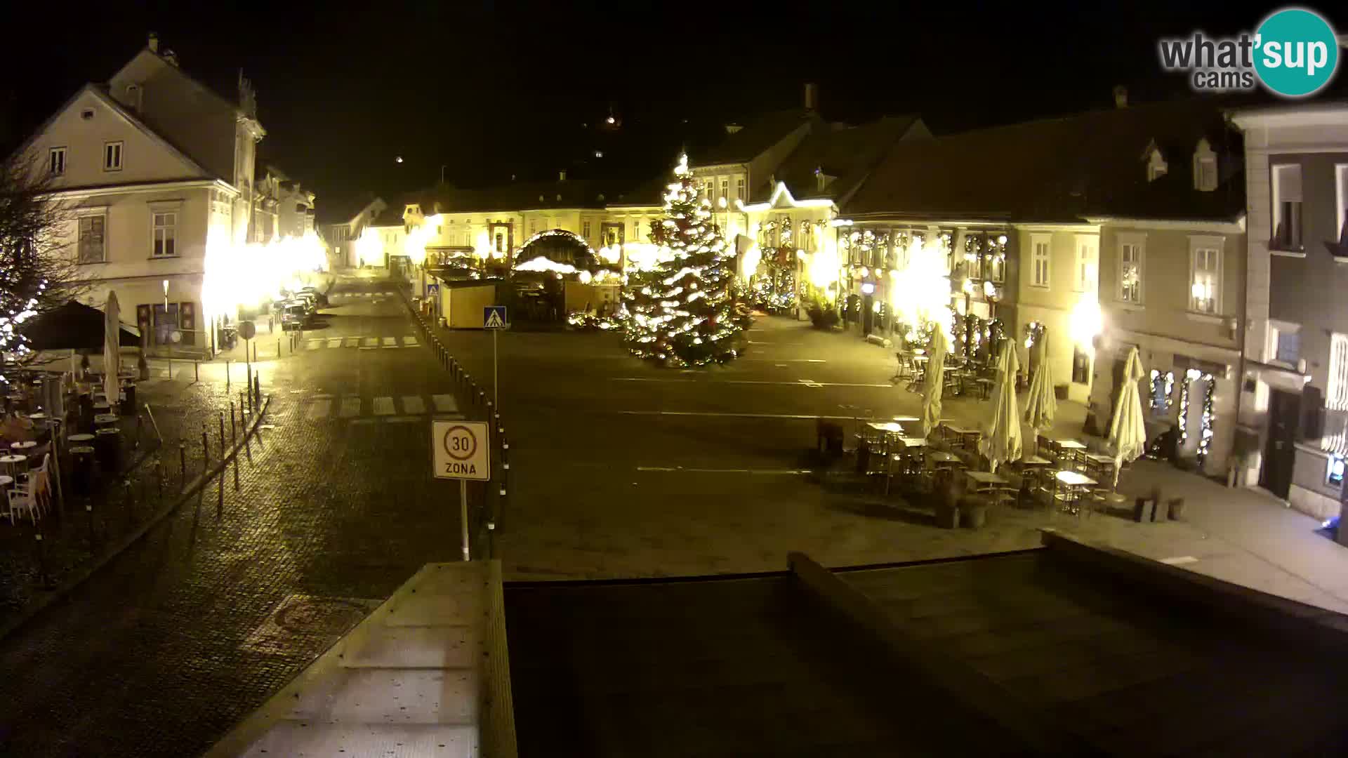 Samobor – Place centrale dédié au roi Tomislav