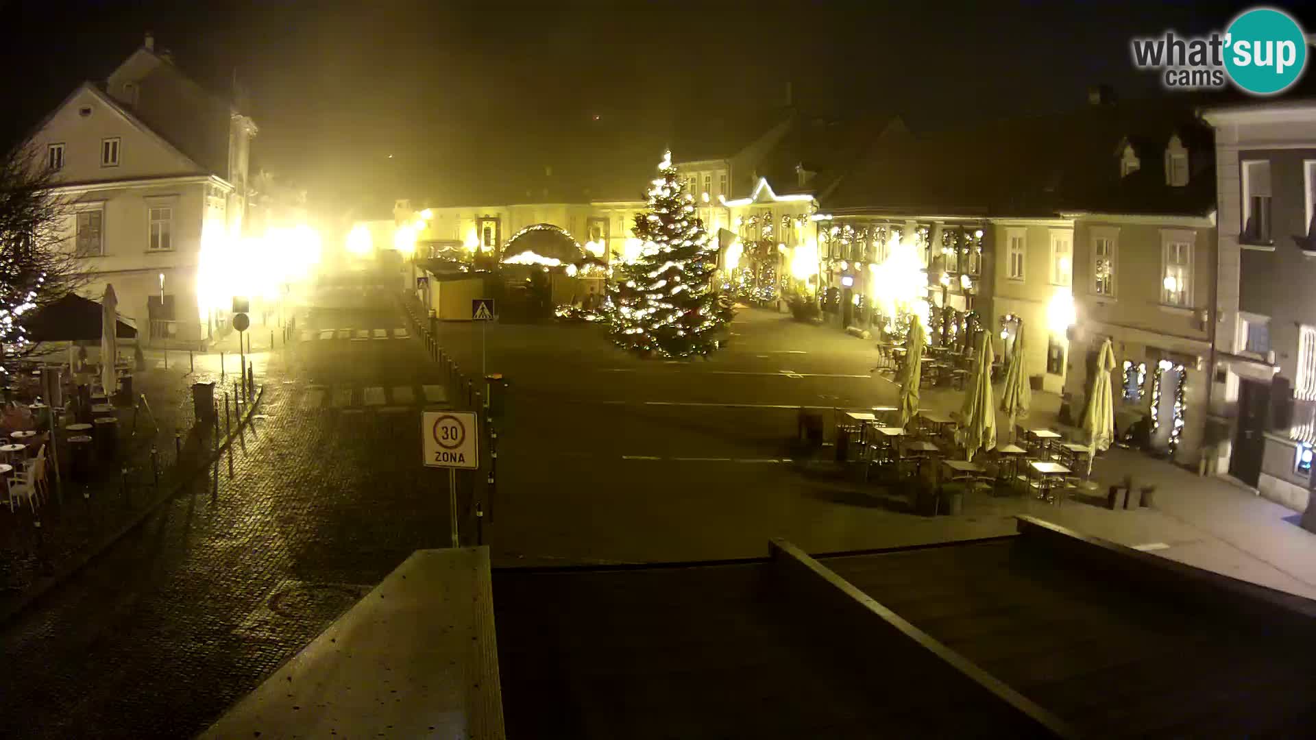 Samobor – Place centrale dédié au roi Tomislav