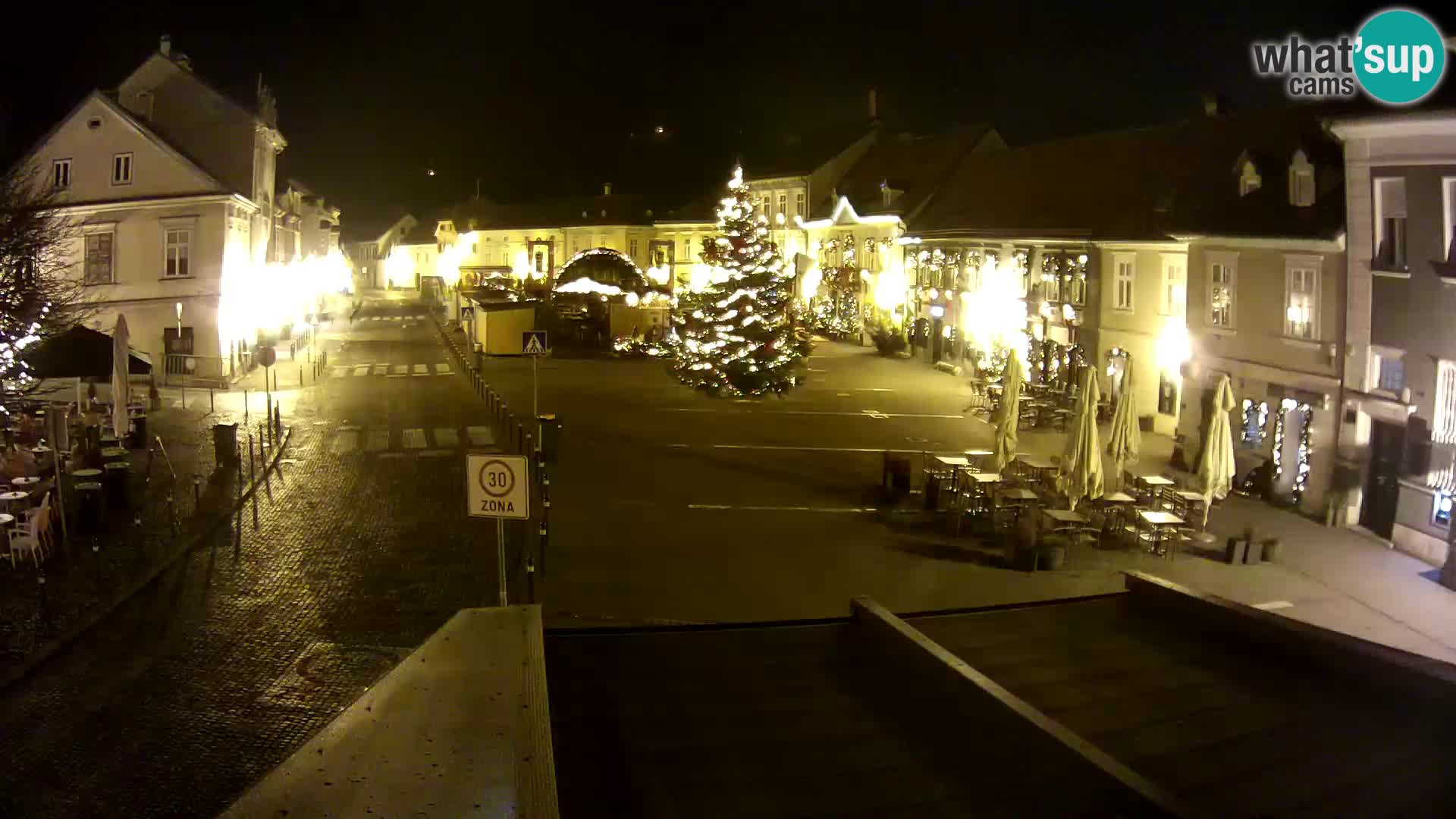 Samobor – Place centrale dédié au roi Tomislav