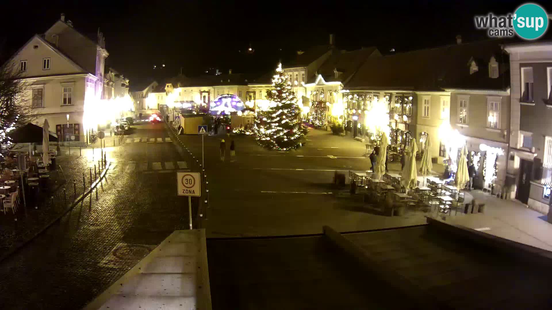 Samobor – Place centrale dédié au roi Tomislav