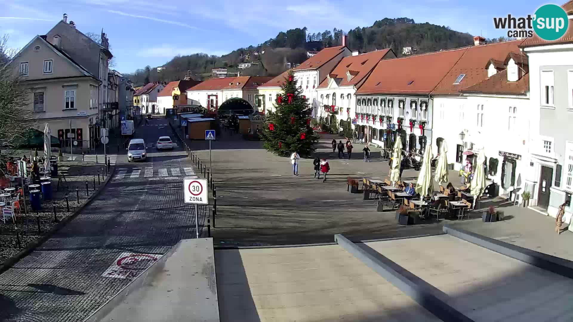 Samobor – Place centrale dédié au roi Tomislav