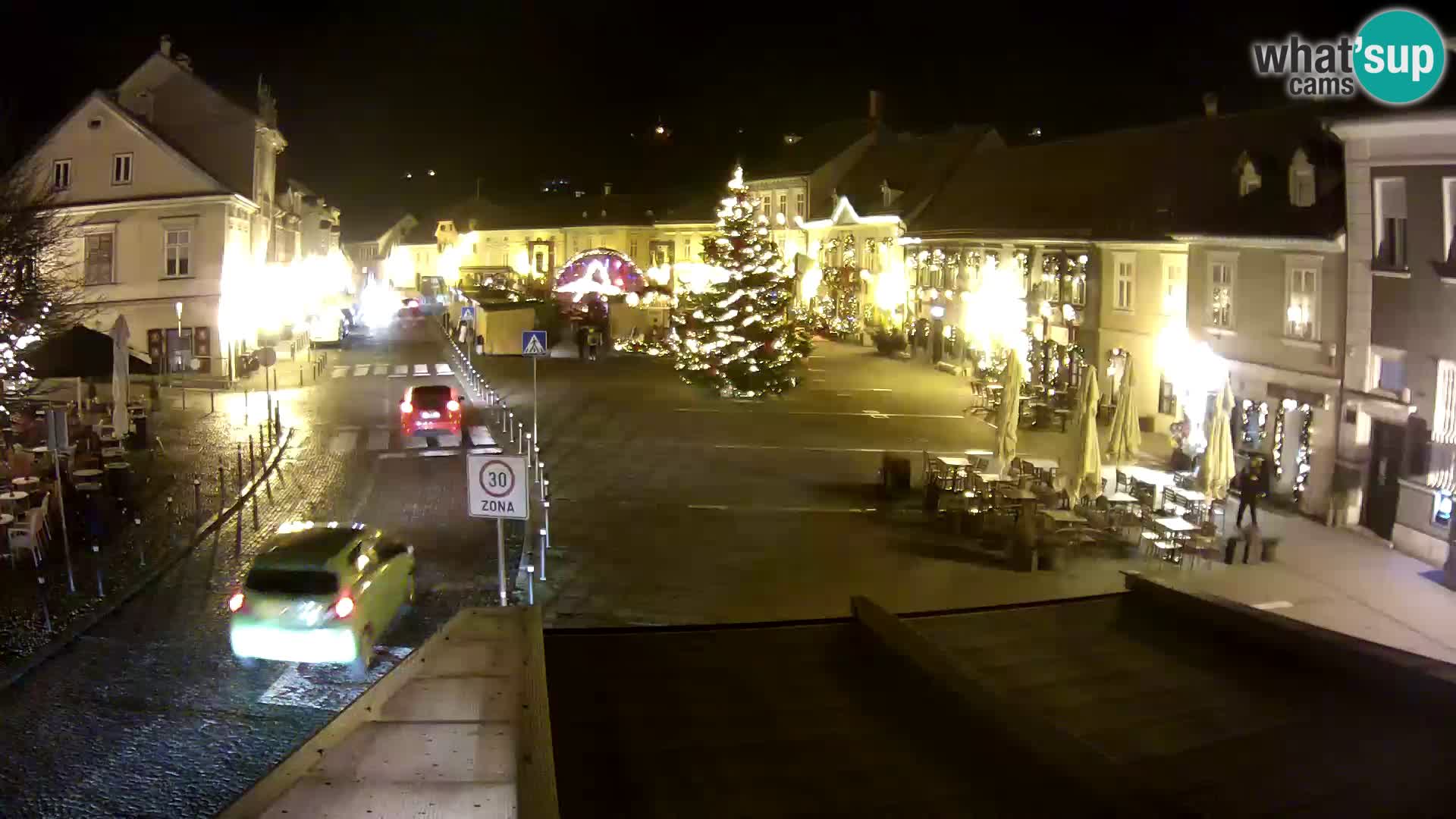 Samobor – Place centrale dédié au roi Tomislav