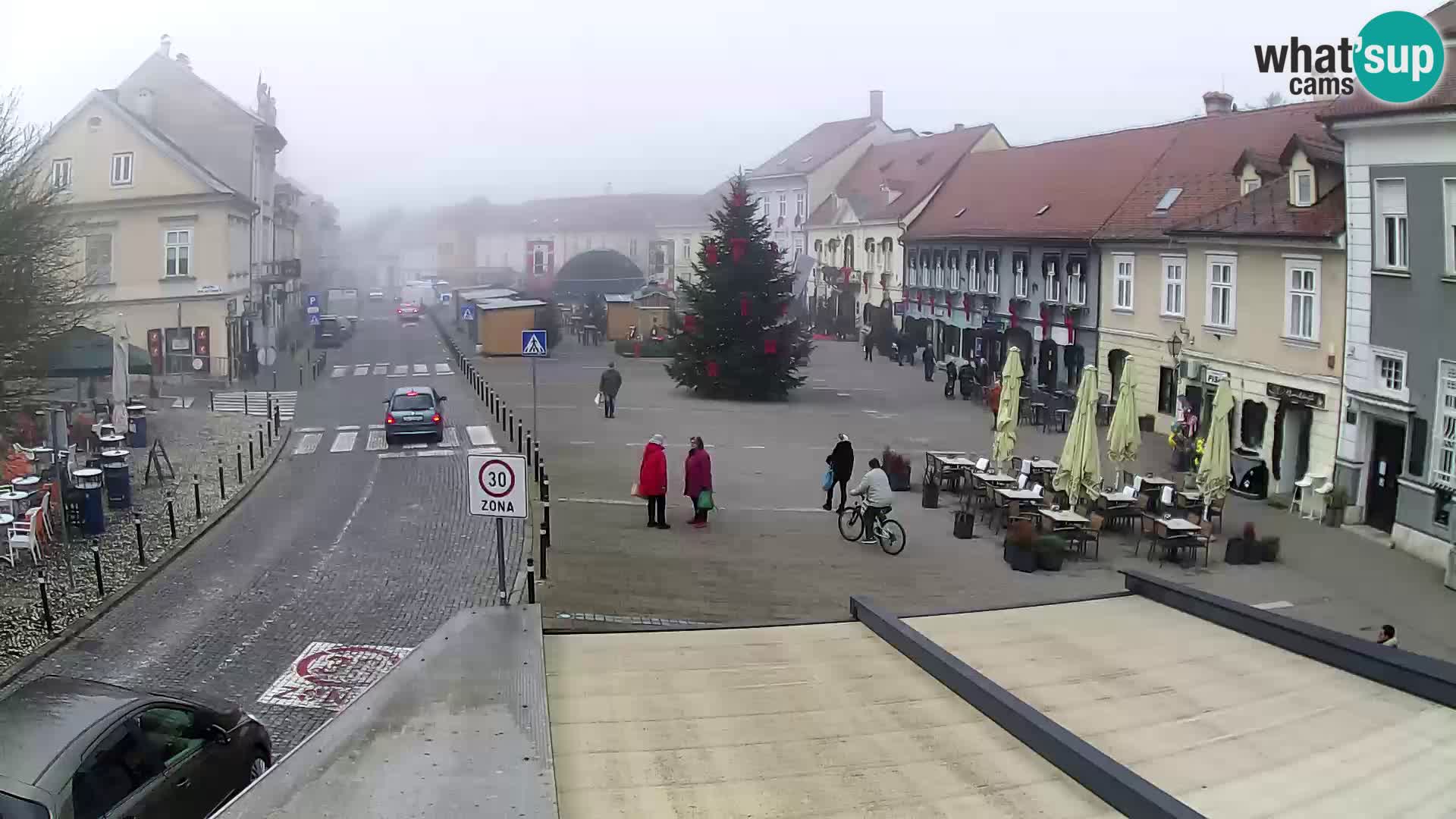Samobor – Place centrale dédié au roi Tomislav