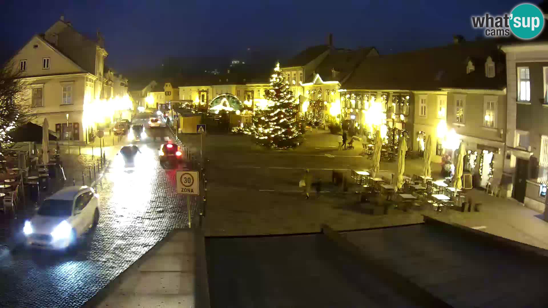 Samobor – Place centrale dédié au roi Tomislav