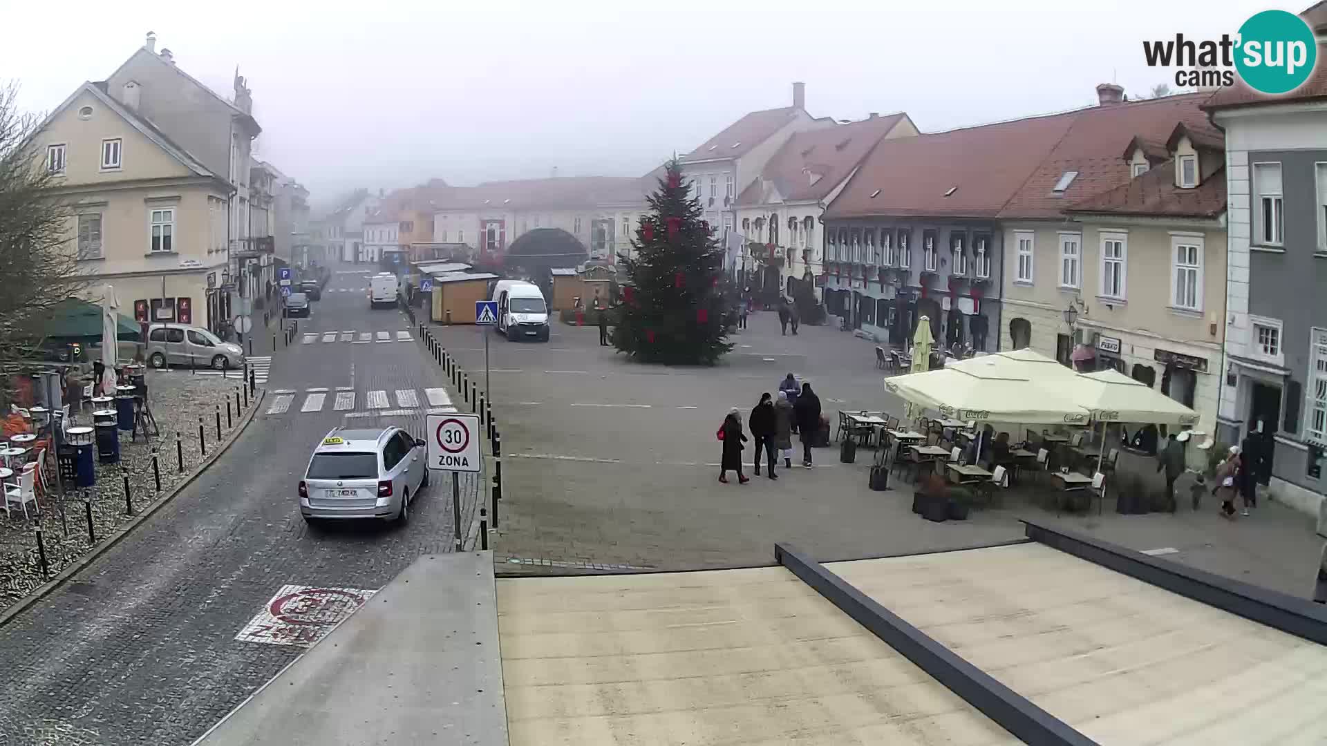 Samobor – Place centrale dédié au roi Tomislav