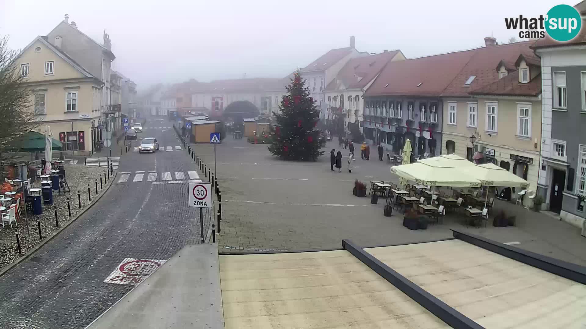 Samobor – Place centrale dédié au roi Tomislav