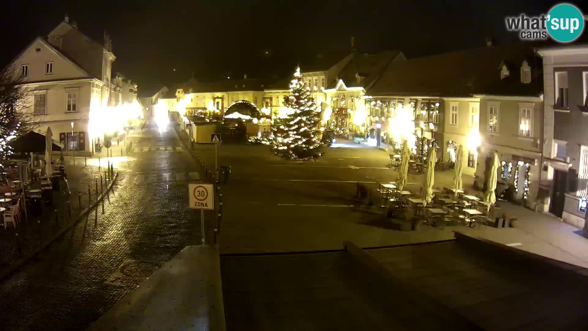 Samobor – Place centrale dédié au roi Tomislav