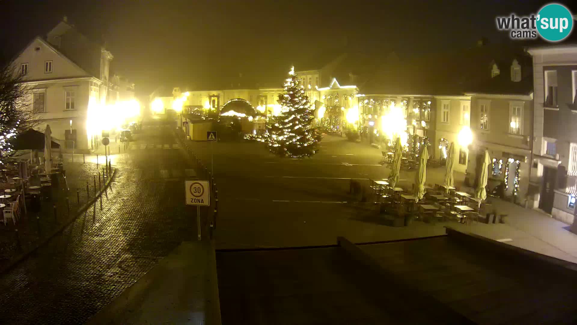 Samobor – Place centrale dédié au roi Tomislav