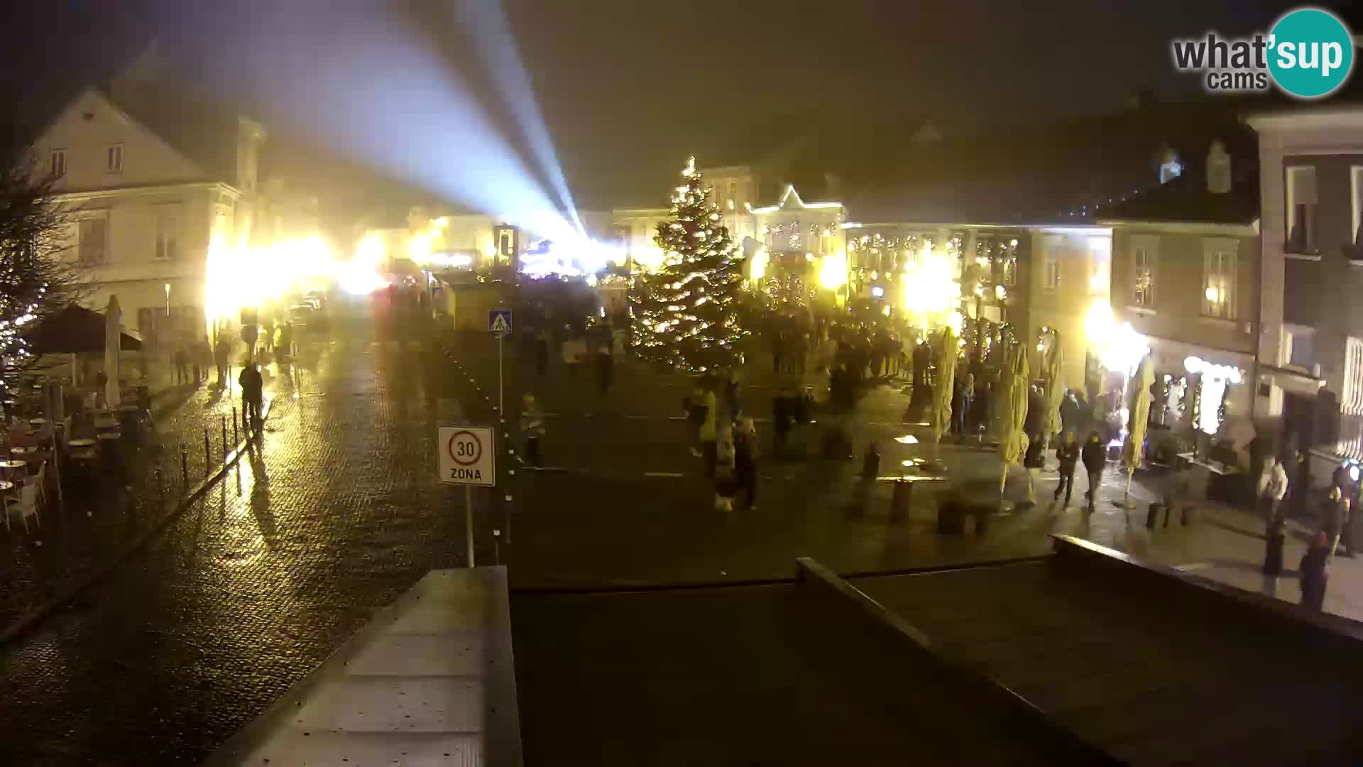 Samobor – Place centrale dédié au roi Tomislav