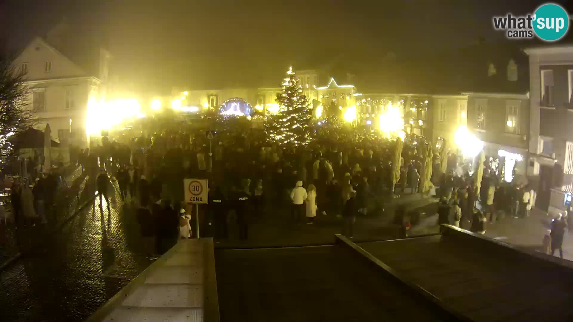 Samobor – Place centrale dédié au roi Tomislav