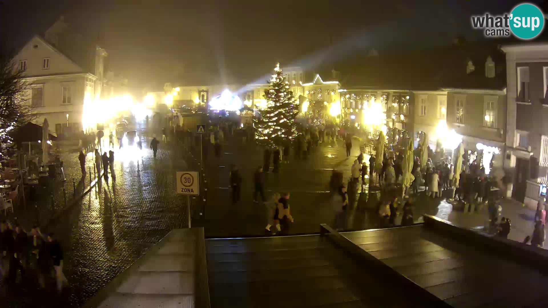 Samobor – Place centrale dédié au roi Tomislav