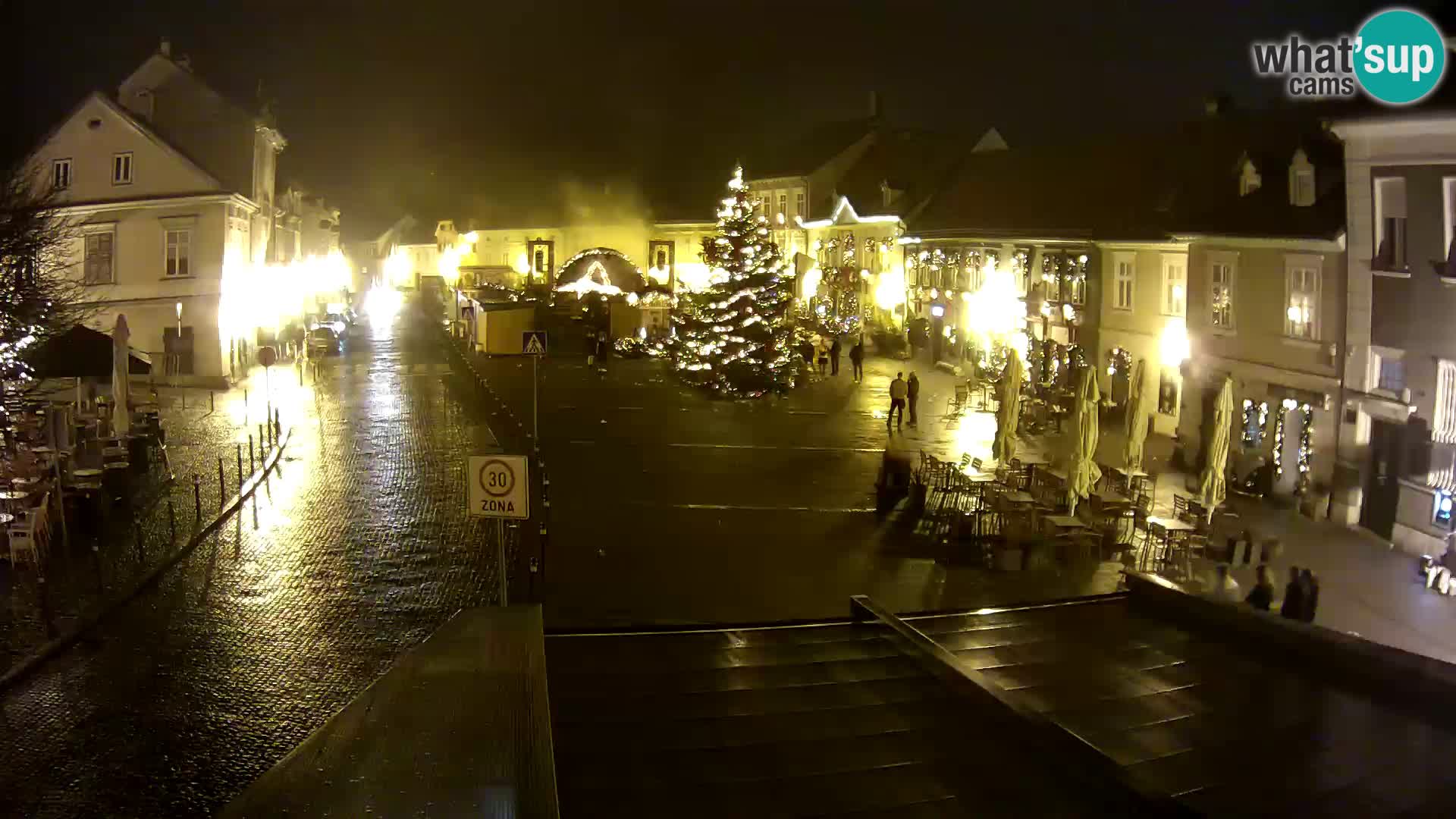 Samobor – Place centrale dédié au roi Tomislav