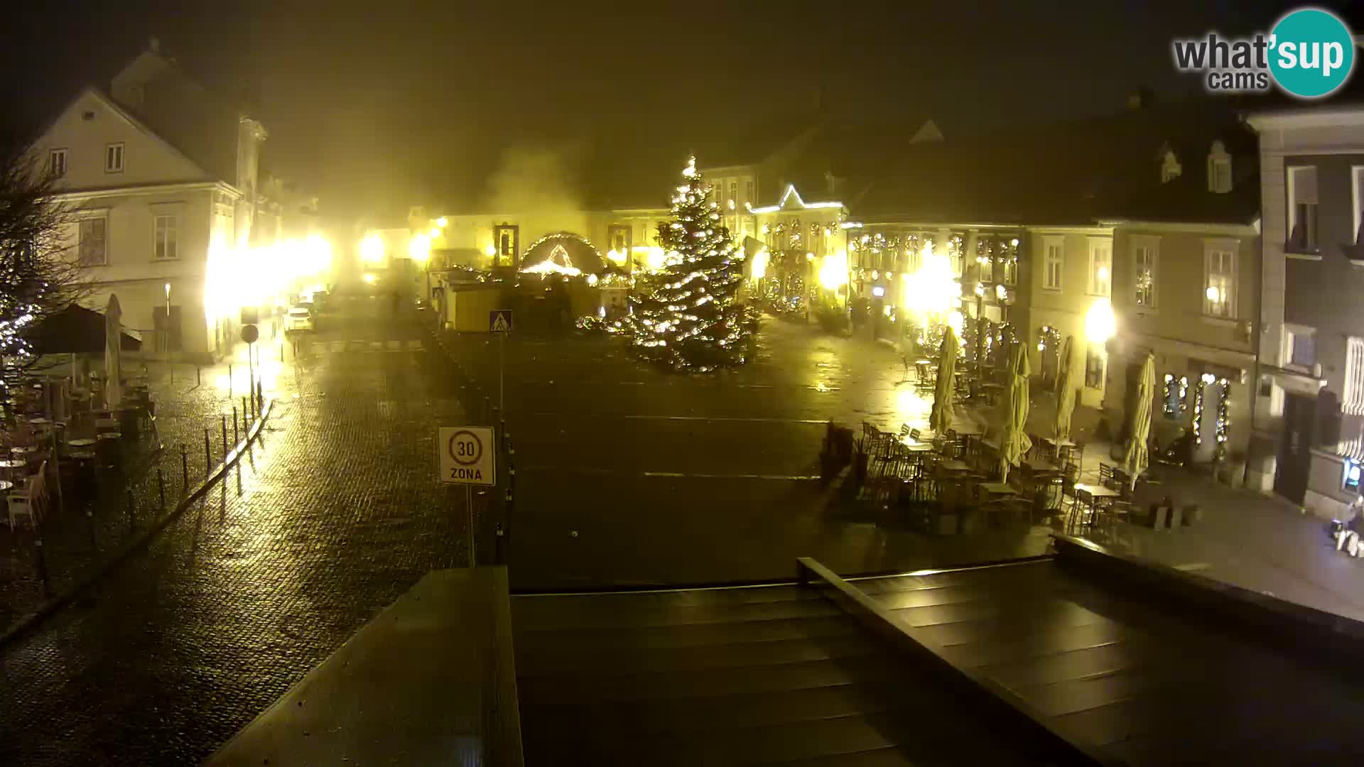 Samobor – Place centrale dédié au roi Tomislav