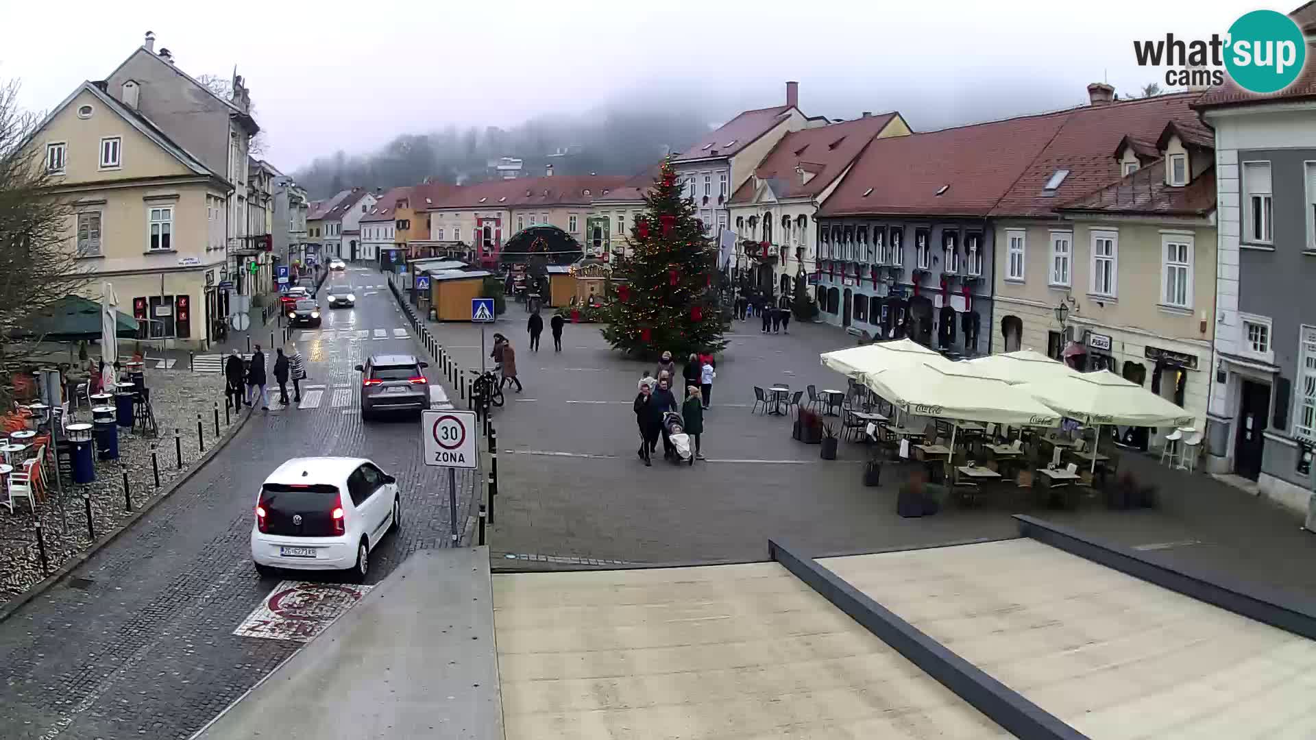 Samobor – Place centrale dédié au roi Tomislav
