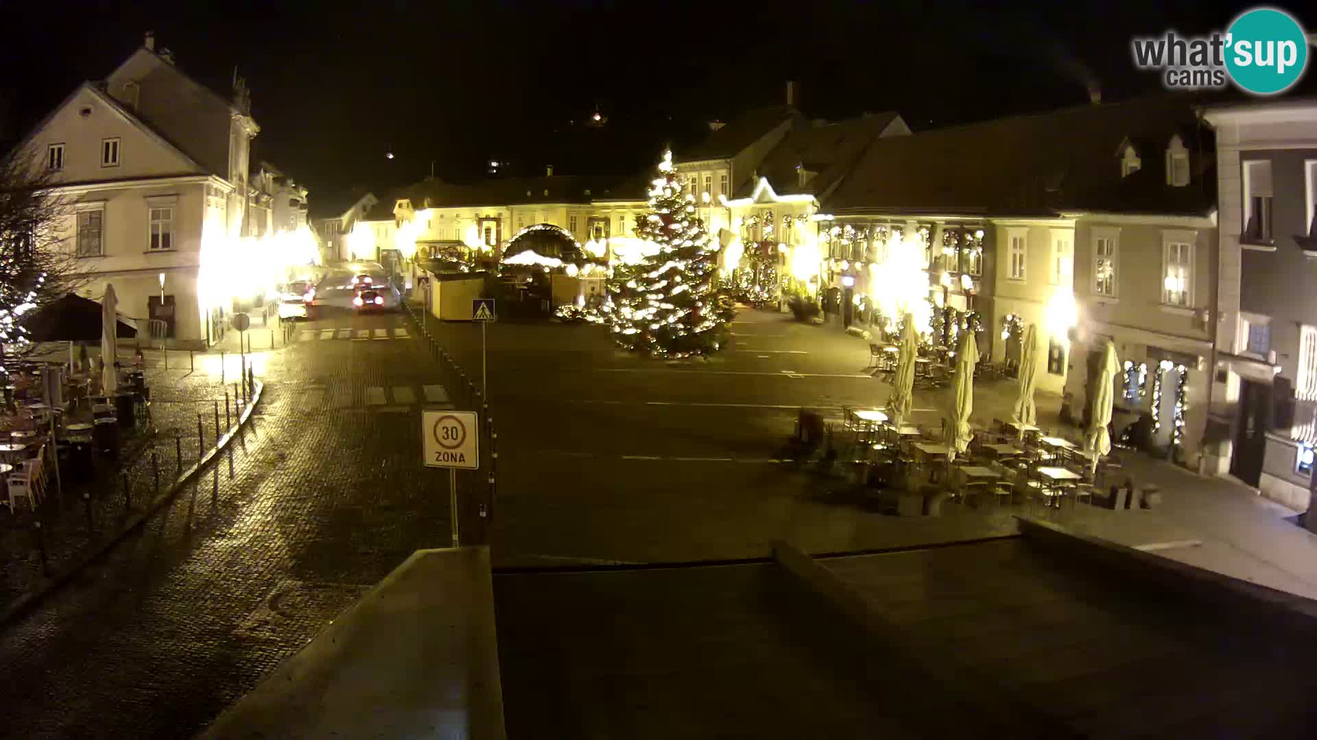 Samobor – Place centrale dédié au roi Tomislav