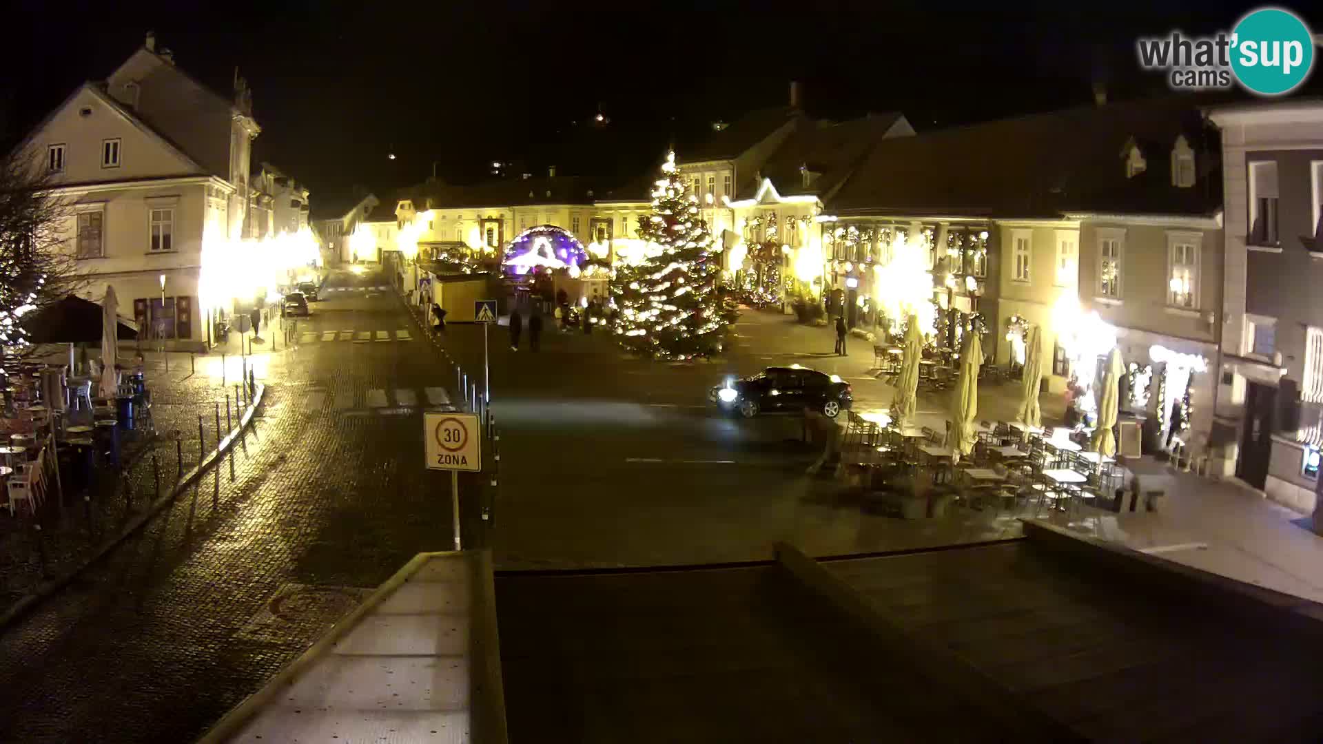 Samobor – Place centrale dédié au roi Tomislav