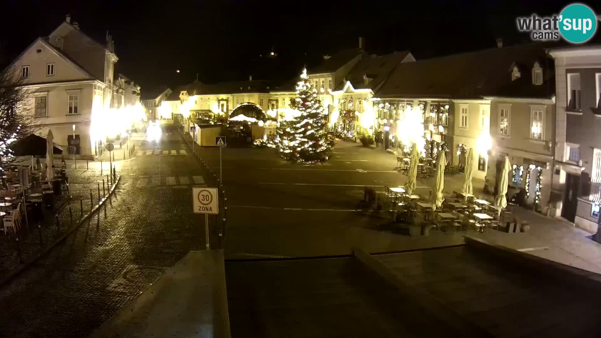 Samobor – Place centrale dédié au roi Tomislav