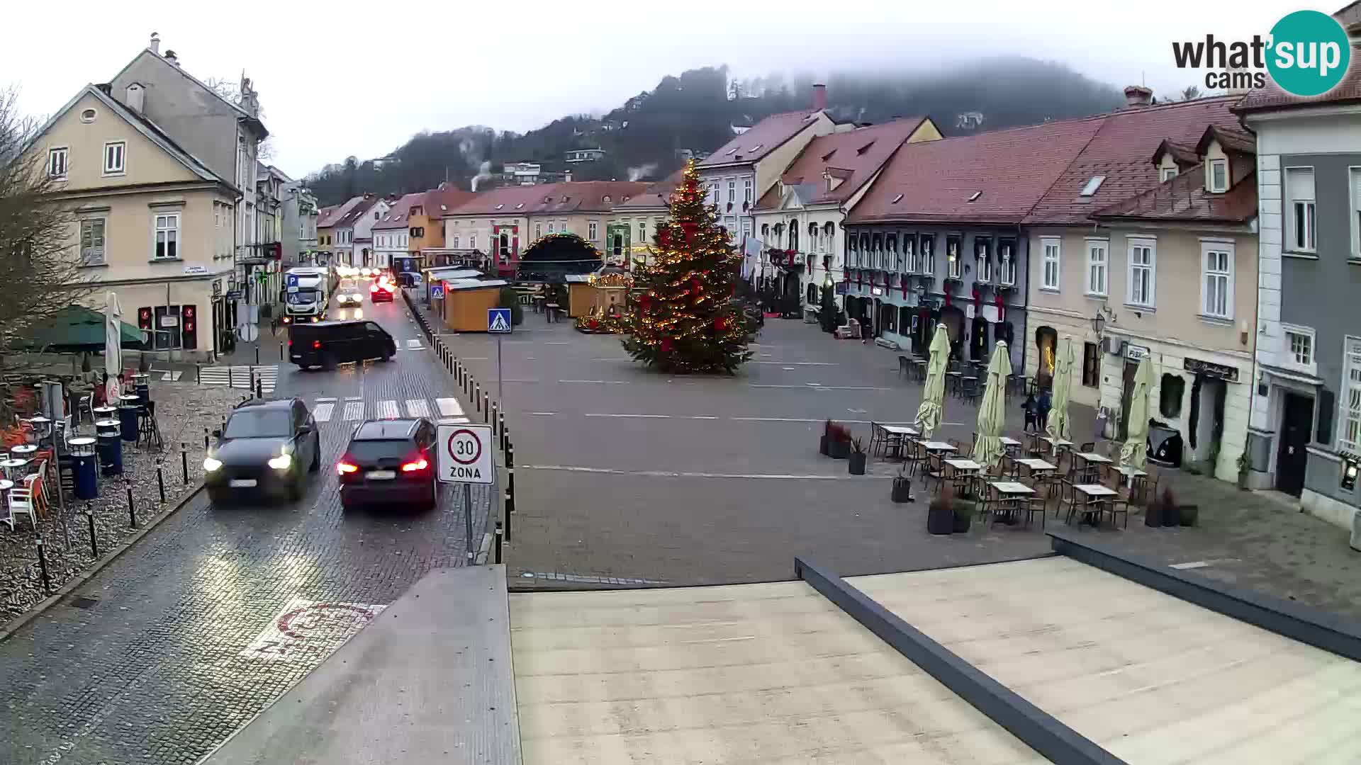 Samobor – Place centrale dédié au roi Tomislav