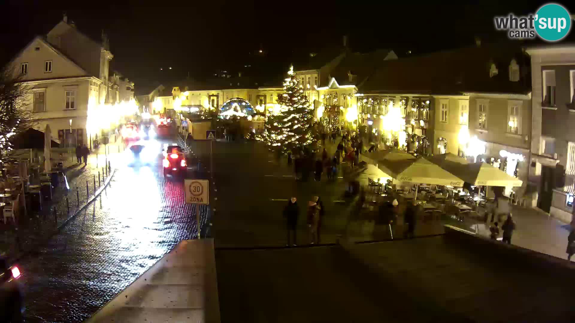 Samobor – Place centrale dédié au roi Tomislav
