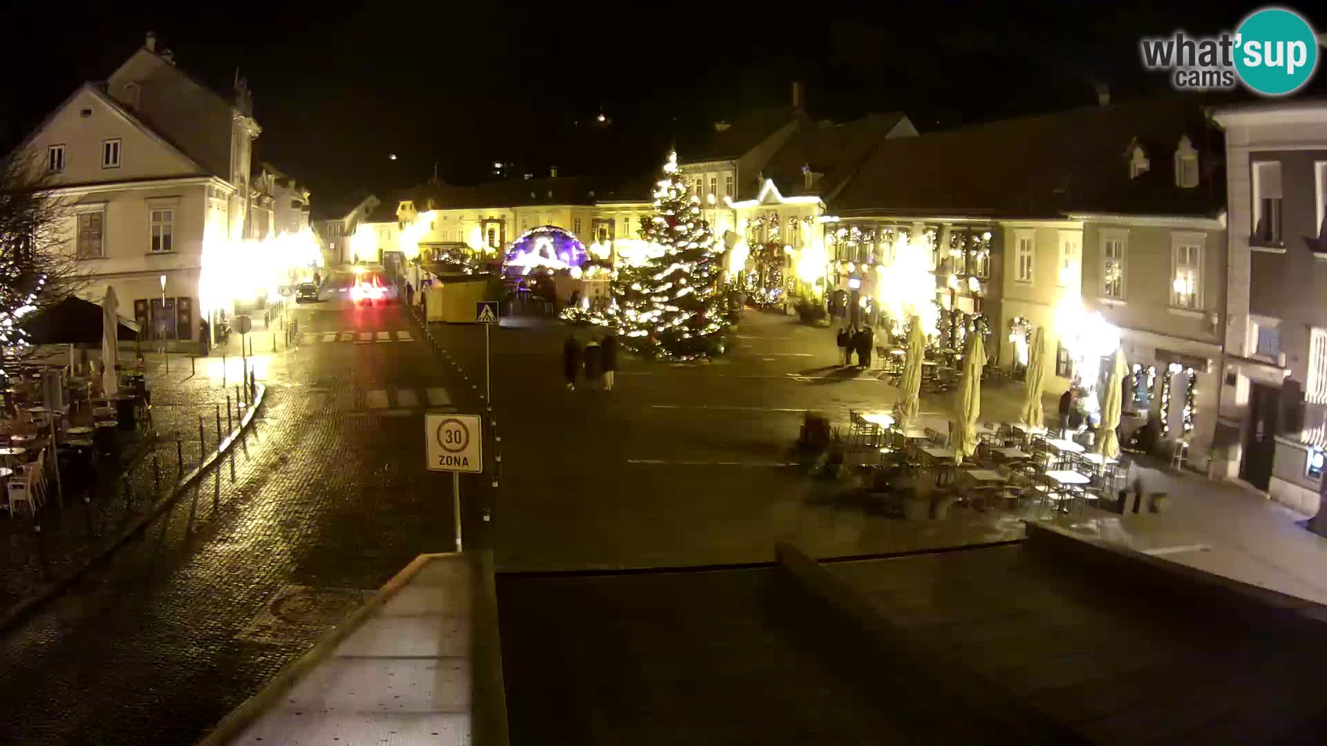 Samobor – Place centrale dédié au roi Tomislav