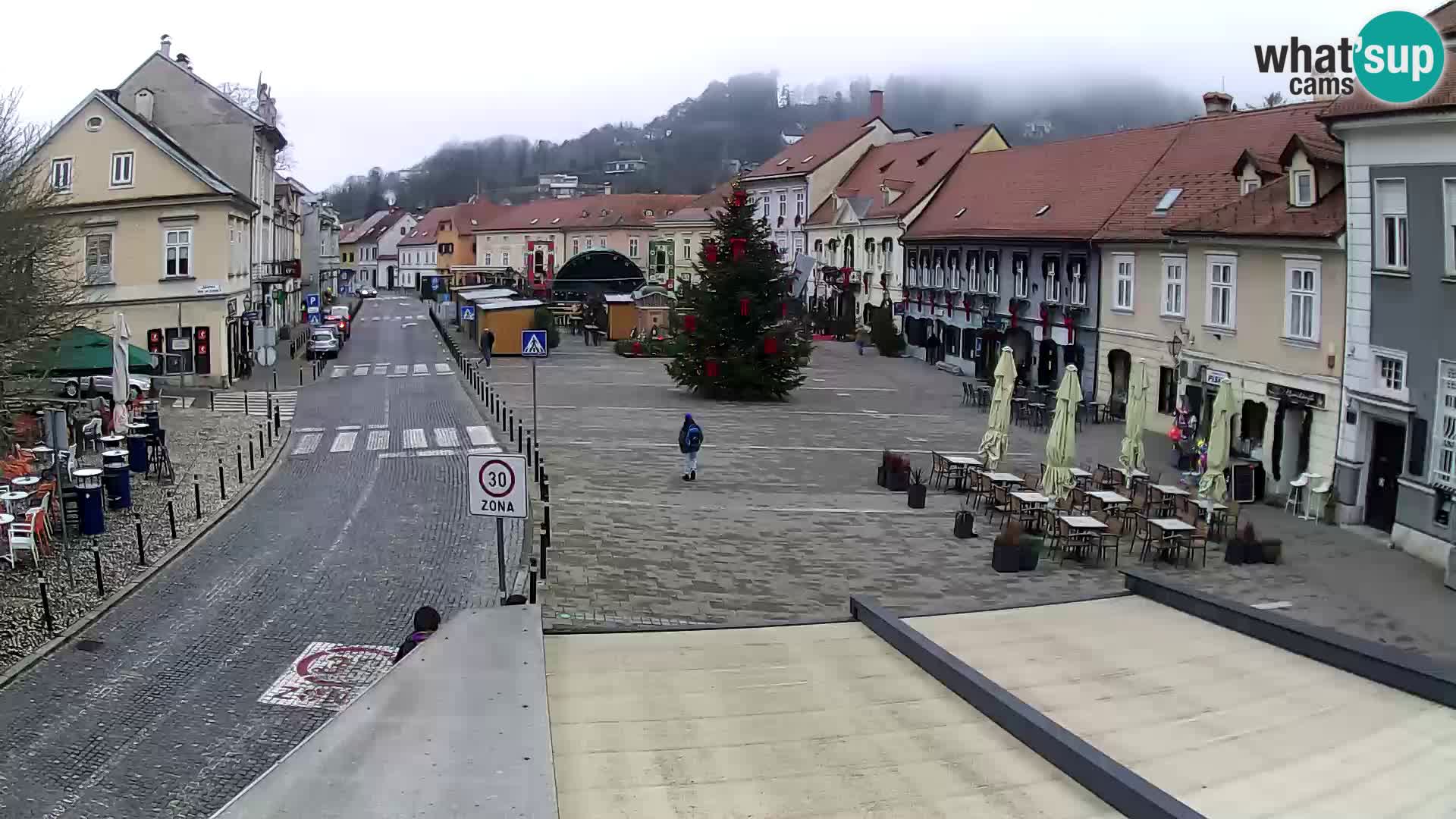 Samobor – Place centrale dédié au roi Tomislav