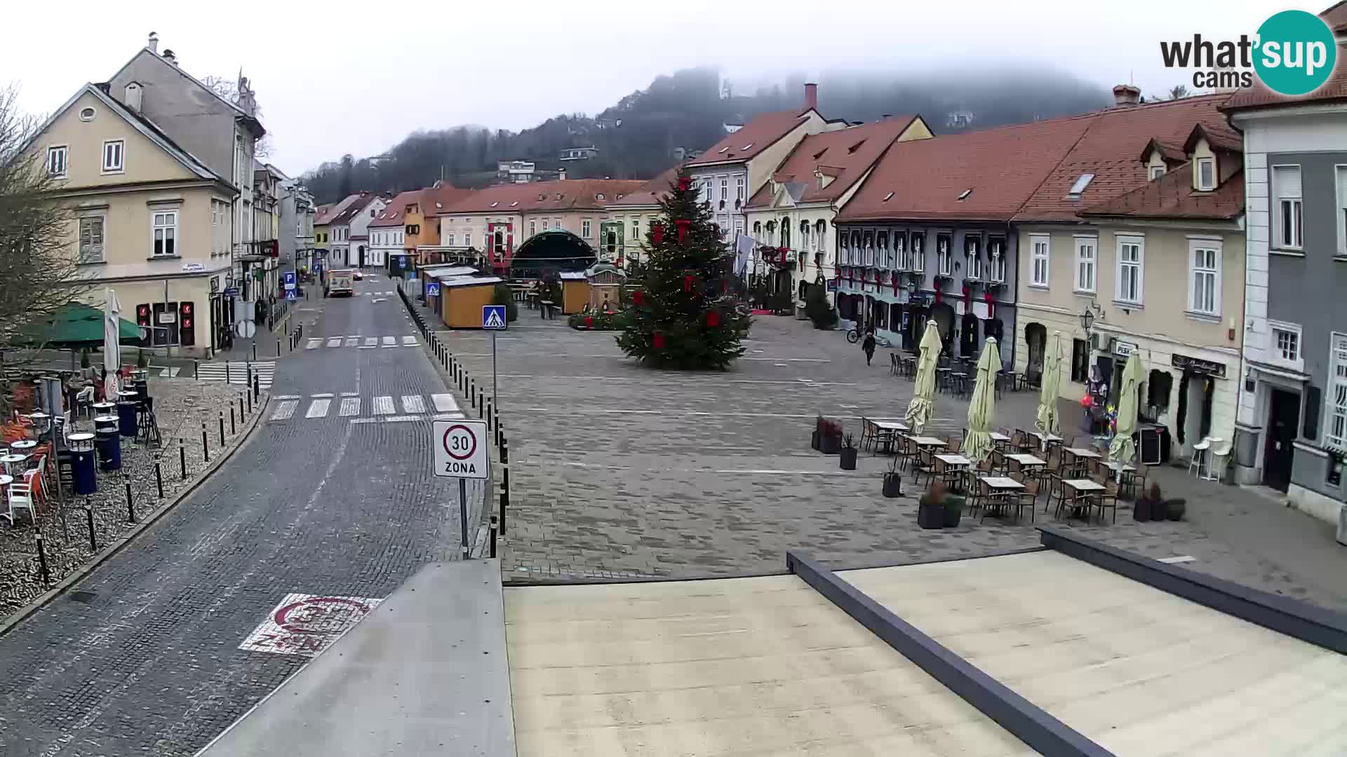 Samobor – Place centrale dédié au roi Tomislav