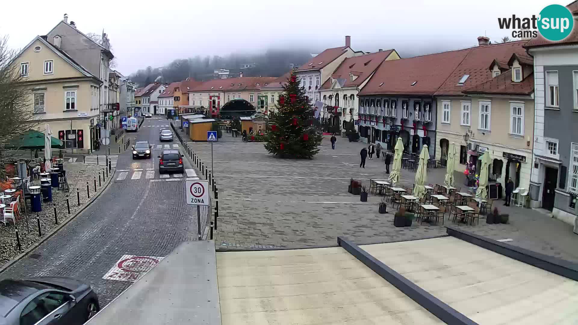 Samobor – Place centrale dédié au roi Tomislav