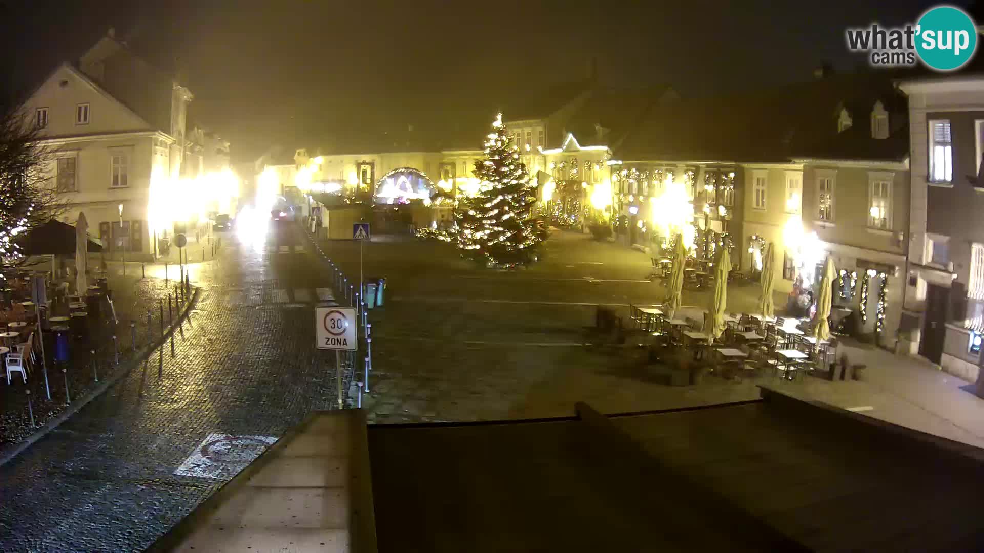 Samobor – Place centrale dédié au roi Tomislav