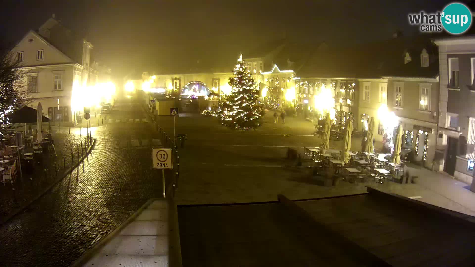 Samobor – Place centrale dédié au roi Tomislav