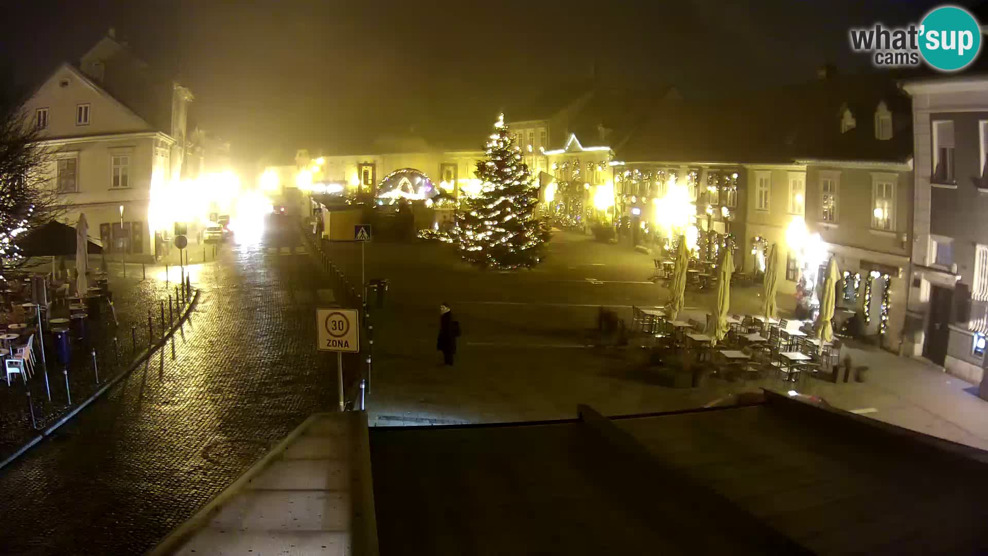 Samobor – Place centrale dédié au roi Tomislav