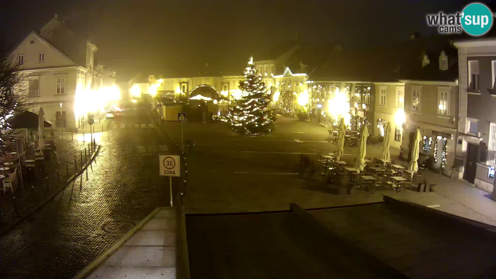 Samobor – Place centrale dédié au roi Tomislav