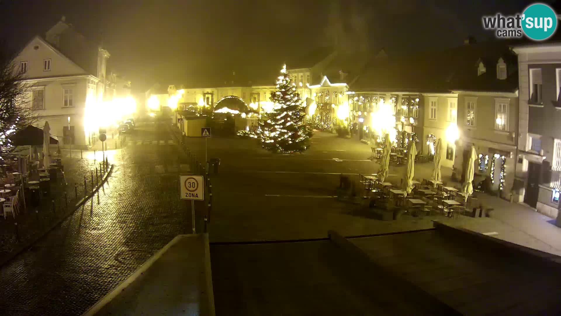 Samobor – Place centrale dédié au roi Tomislav