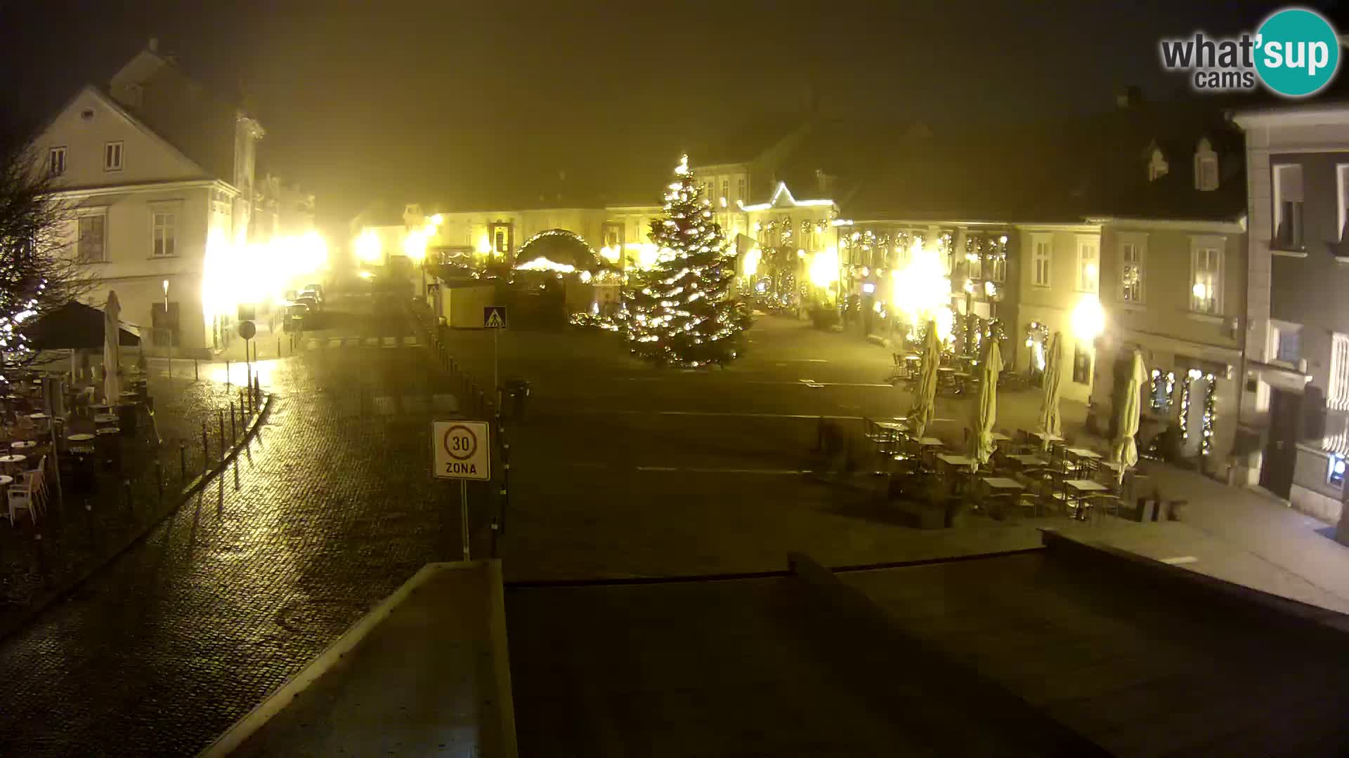 Samobor – Place centrale dédié au roi Tomislav