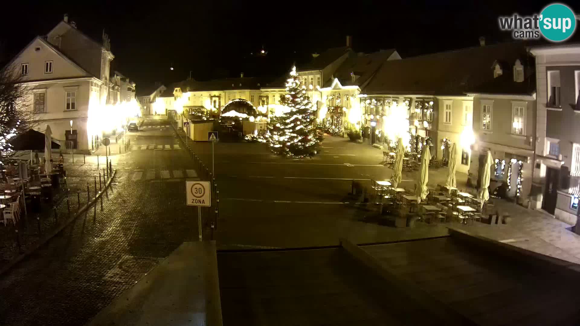 Samobor – Place centrale dédié au roi Tomislav