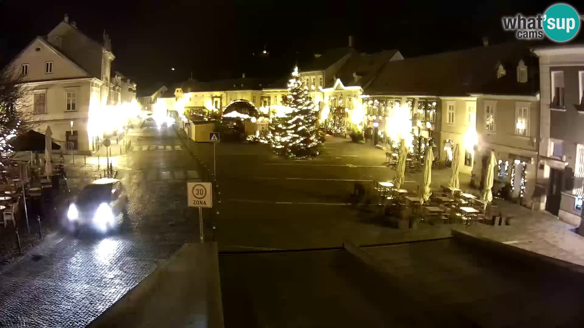 Samobor – Place centrale dédié au roi Tomislav