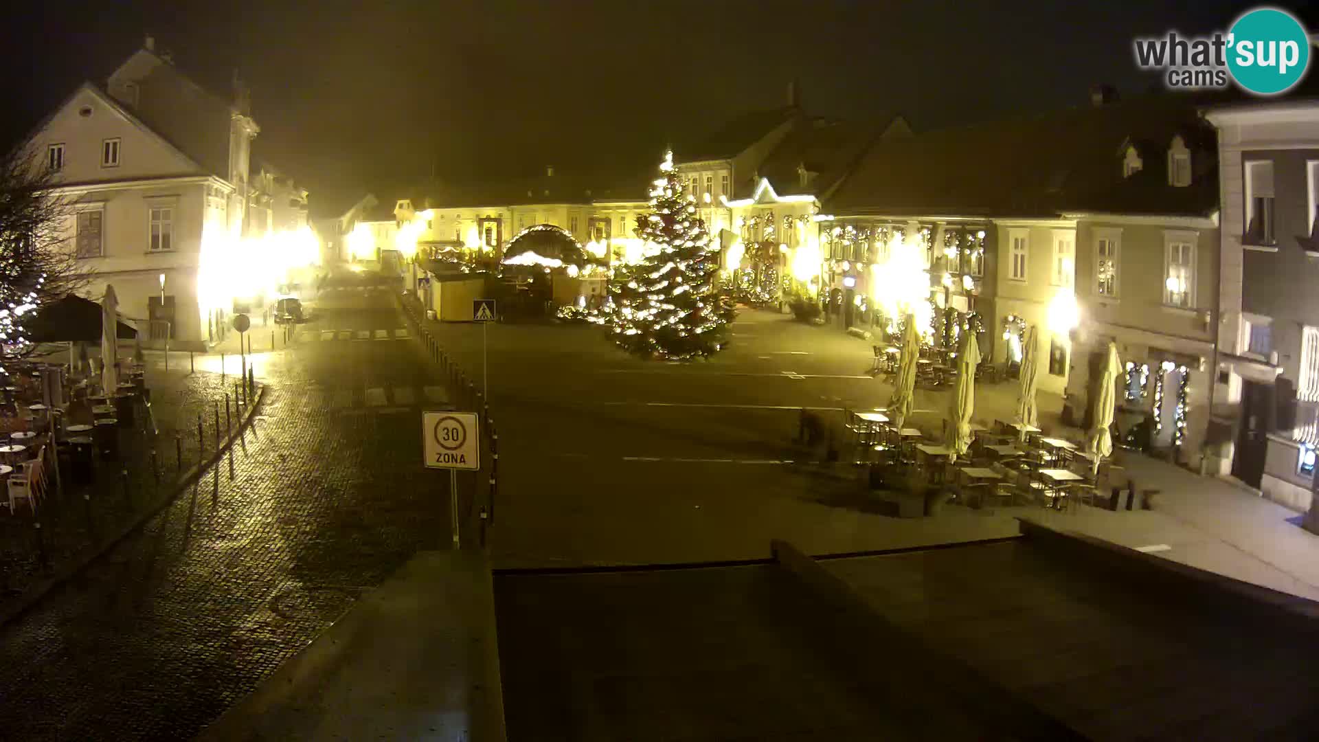 Samobor – Place centrale dédié au roi Tomislav