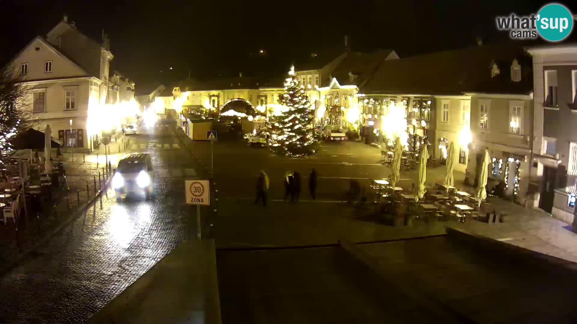 Samobor – Place centrale dédié au roi Tomislav